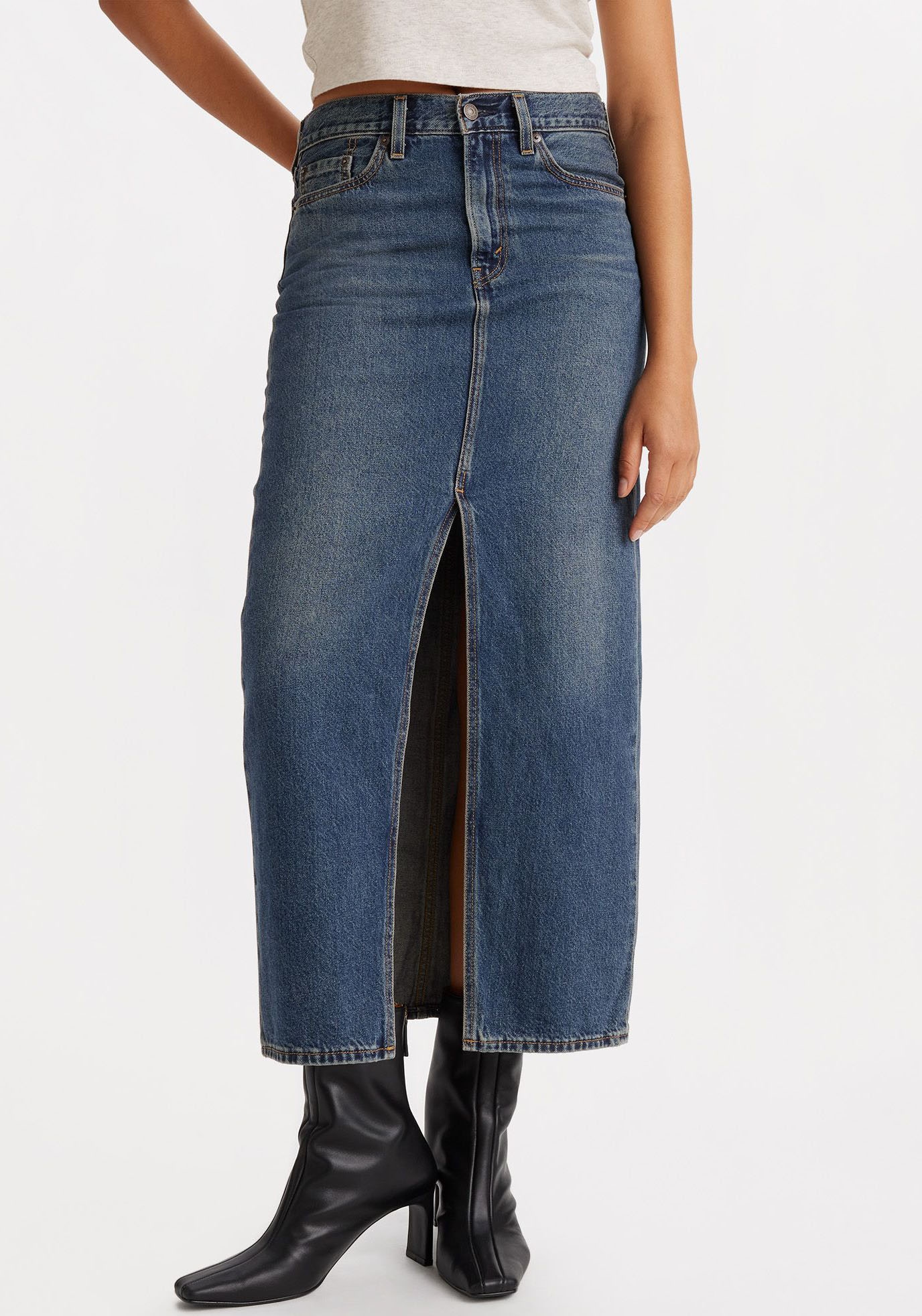 Levi's® Jeansrock »Ankle Column Skirt«