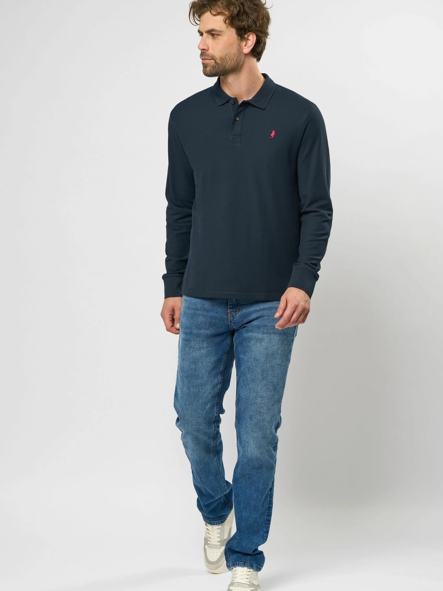 MCS Kurzarmhemd »MCS polo shirt Rockwall Long Sleeve«