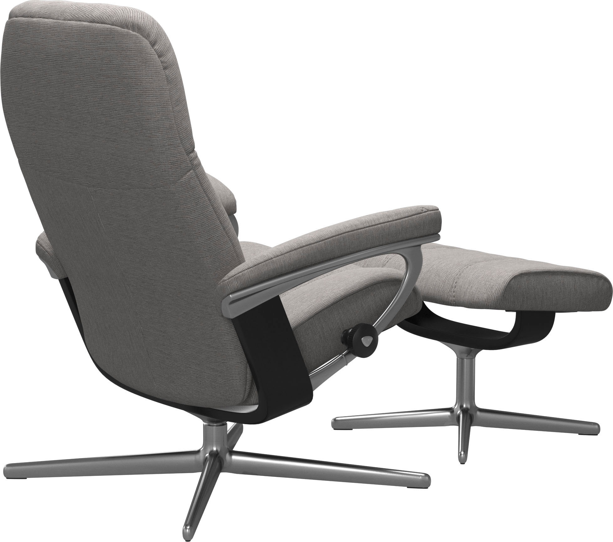 Stressless® Fußhocker »Consul«, mit Cross Base, Größe S, M & L, Holzakzent Schwarz
