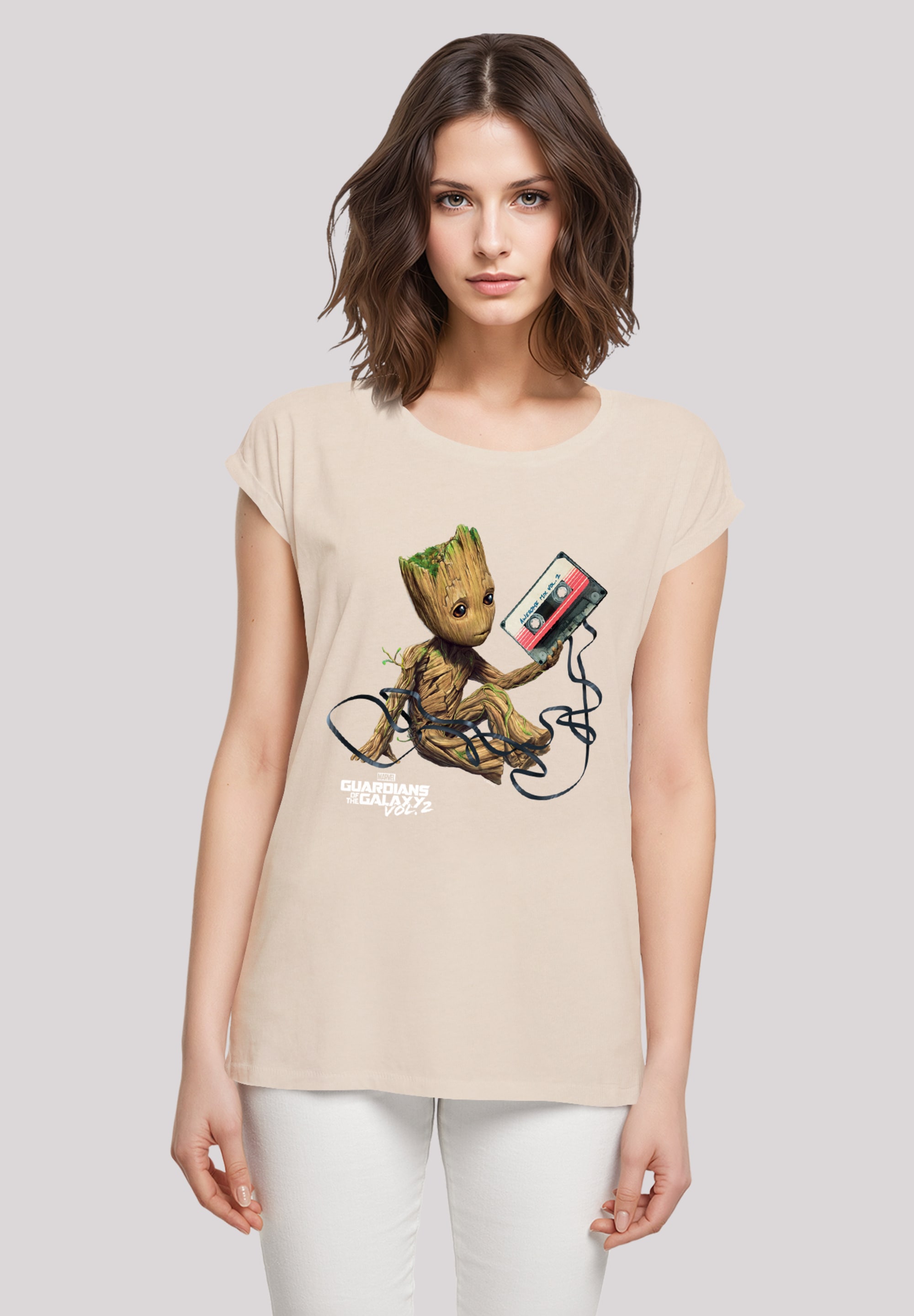 F4NT4STIC T-Shirt "Marvel Guardians Of The Galaxy Vol2 Groot Tape", Premium günstig online kaufen