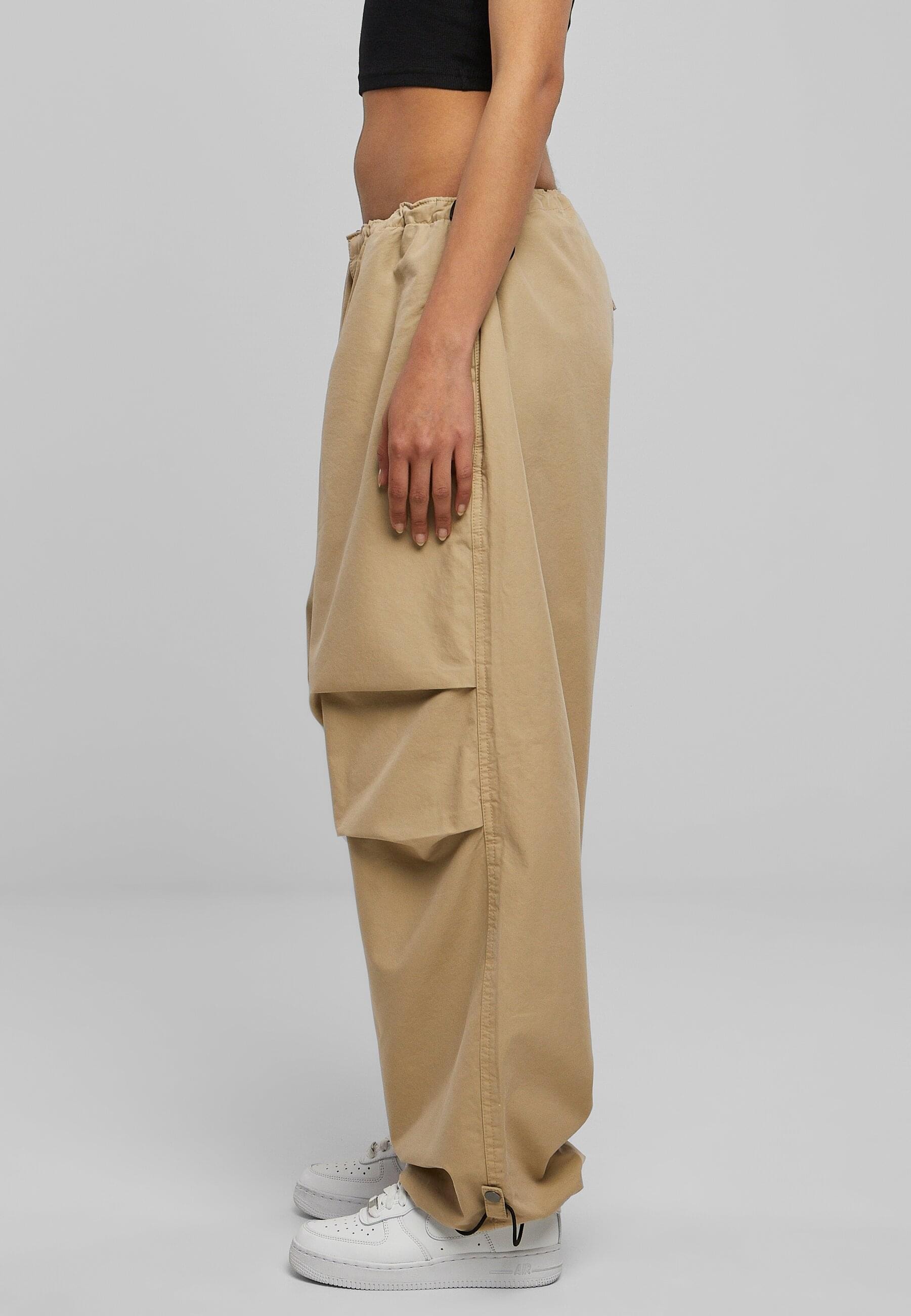 URBAN CLASSICS Jerseyhose »Damen Ladies Cotton Parachute Pants«, (1 tlg.)  für bestellen | BAUR