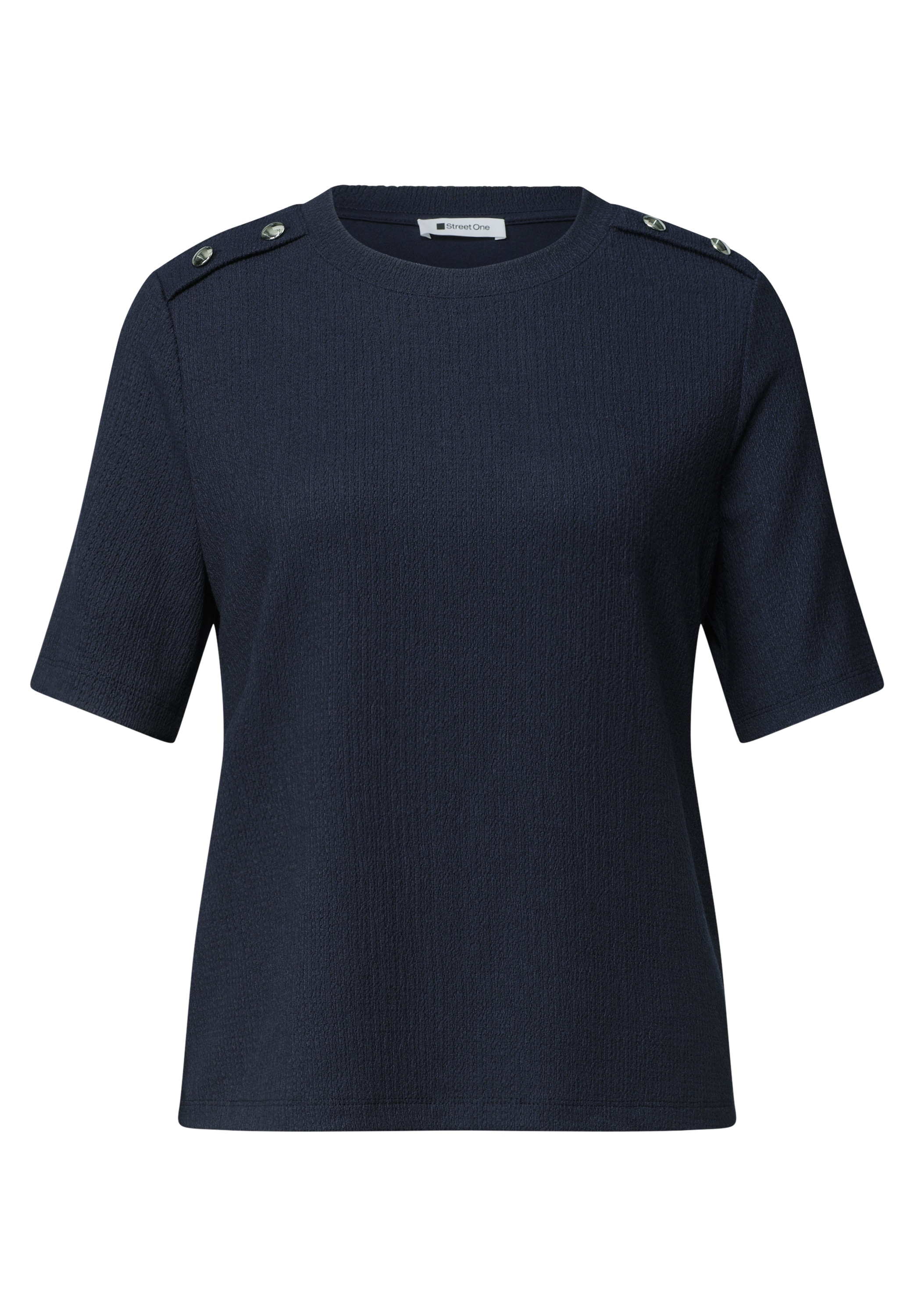 STREET ONE T-Shirt mit Strukturmix