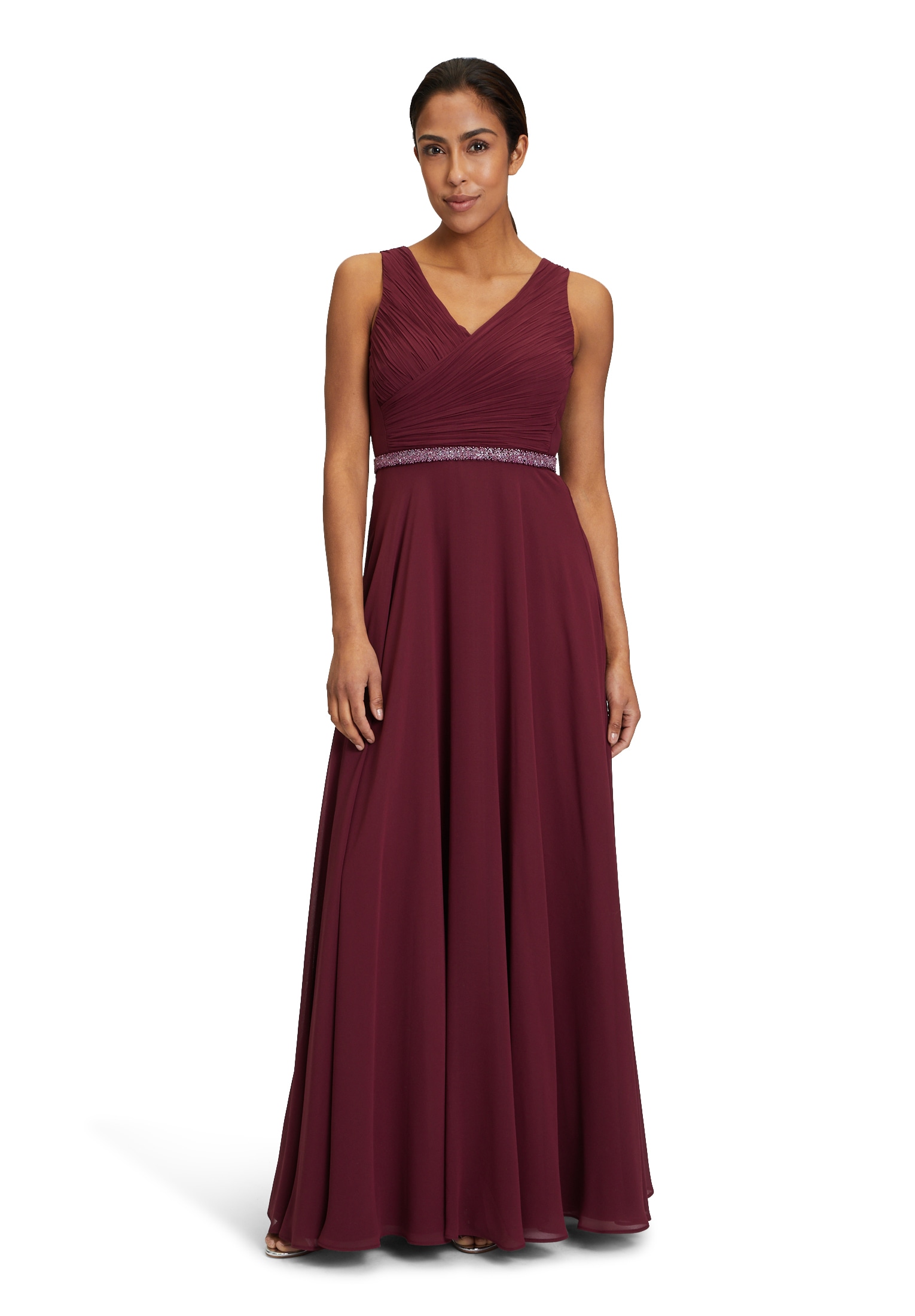 Vera Mont Abendkleid »Vera Mont Abendkleid mit Plissee«, Dekoelemente