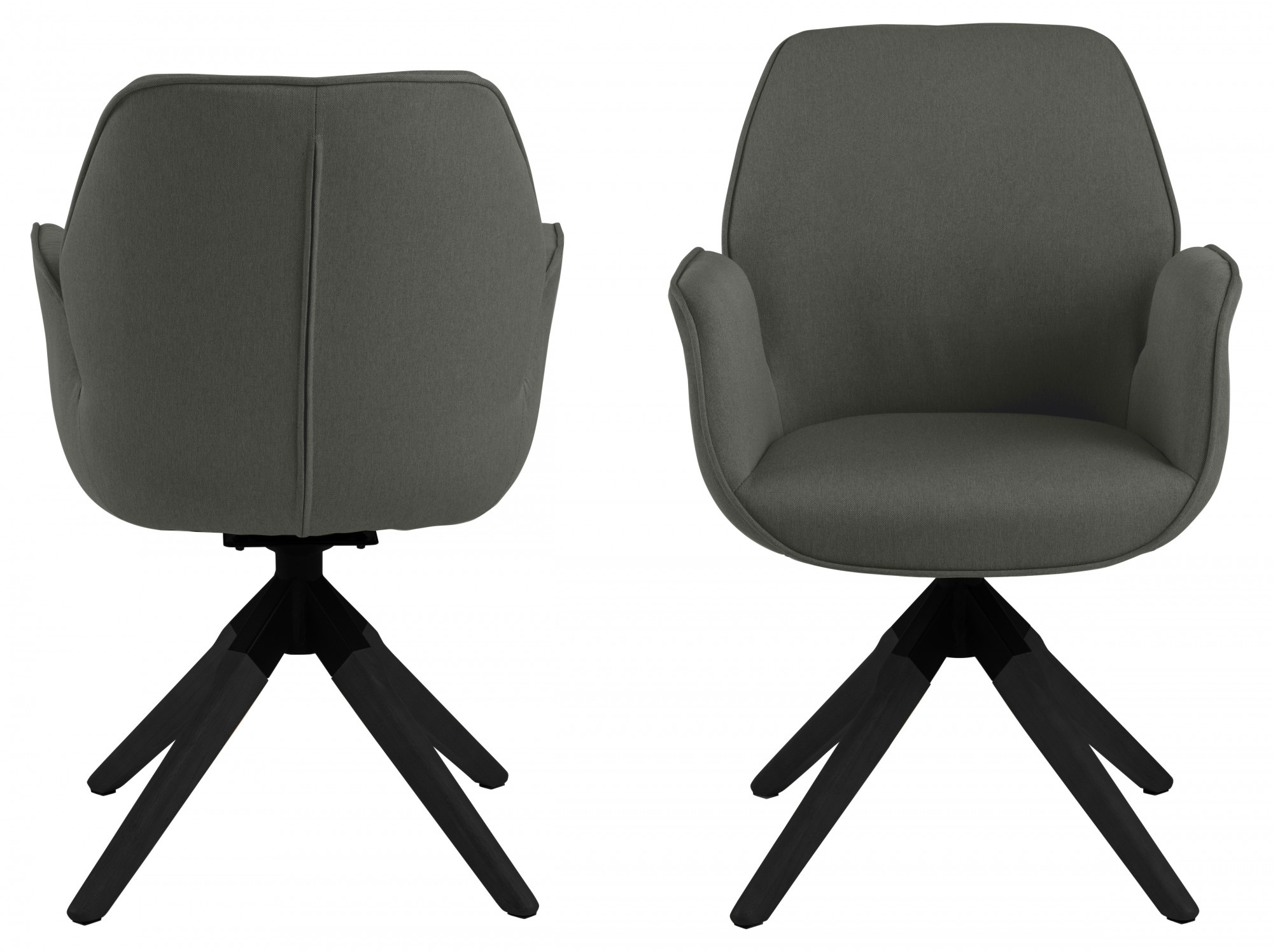 ACTONA GROUP Esszimmerstuhl "Alma" () 1 Stk. Polyester mit eleganten Kedern günstig online kaufen