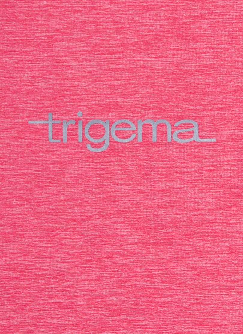 Trigema T-Shirt »TRIGEMA Sportshirt in Melange-Optik«, (1 tlg.)