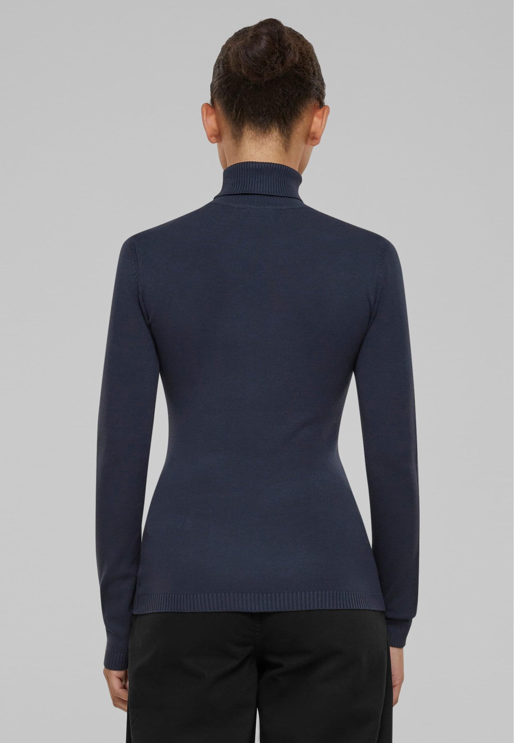 URBAN CLASSICS Rundhalspullover »Urban Classics Damen Ladies Knitted Turtleneck Sweater«, (1 tlg.)