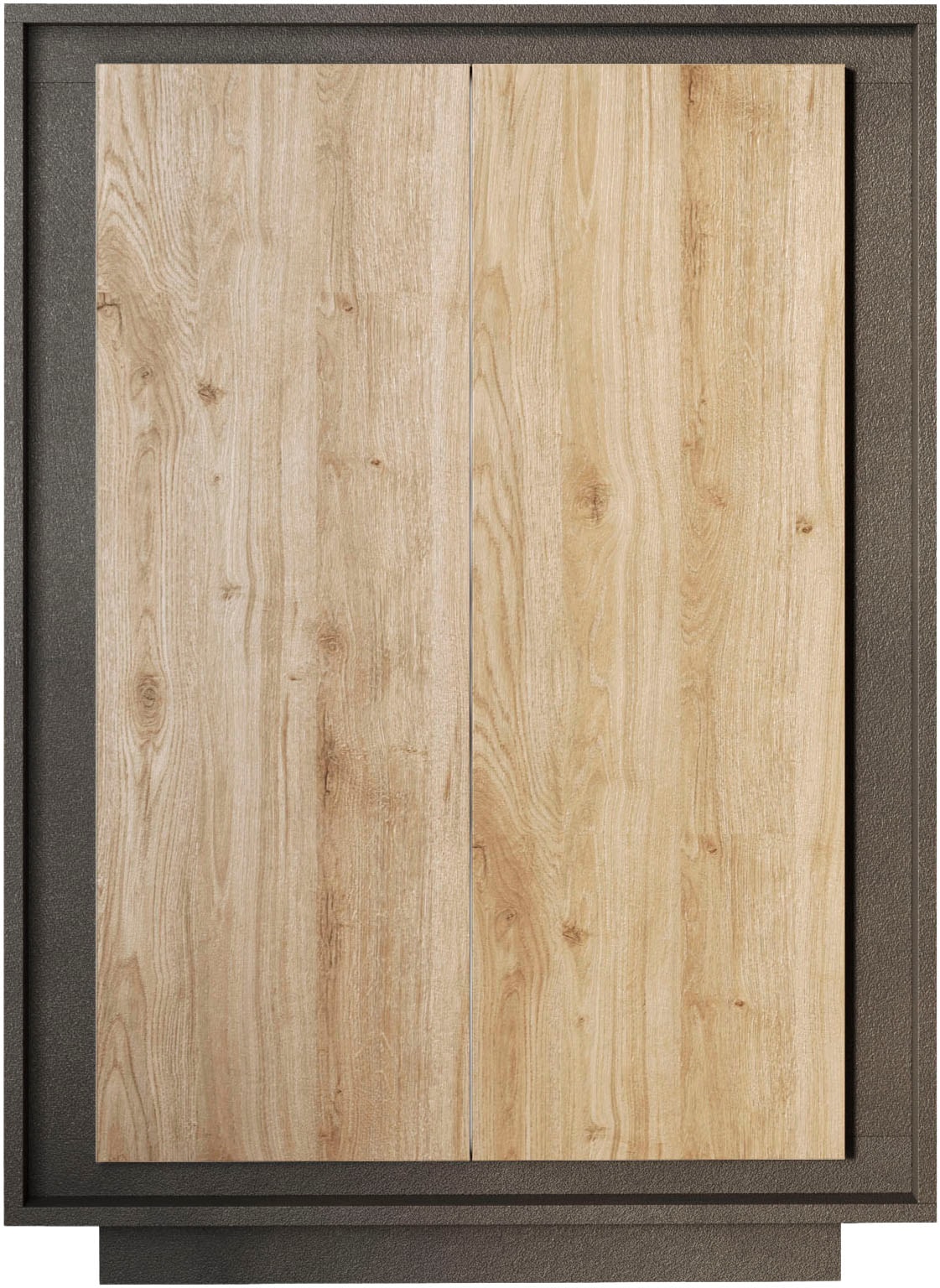 Home affaire Highboard "Sky, B/H 106/171 cm, Stauraumschrank/Hochkommode, 2 Türen" Softclosing, Korpus & Front 22 mm stark, Rahmen-Optik
