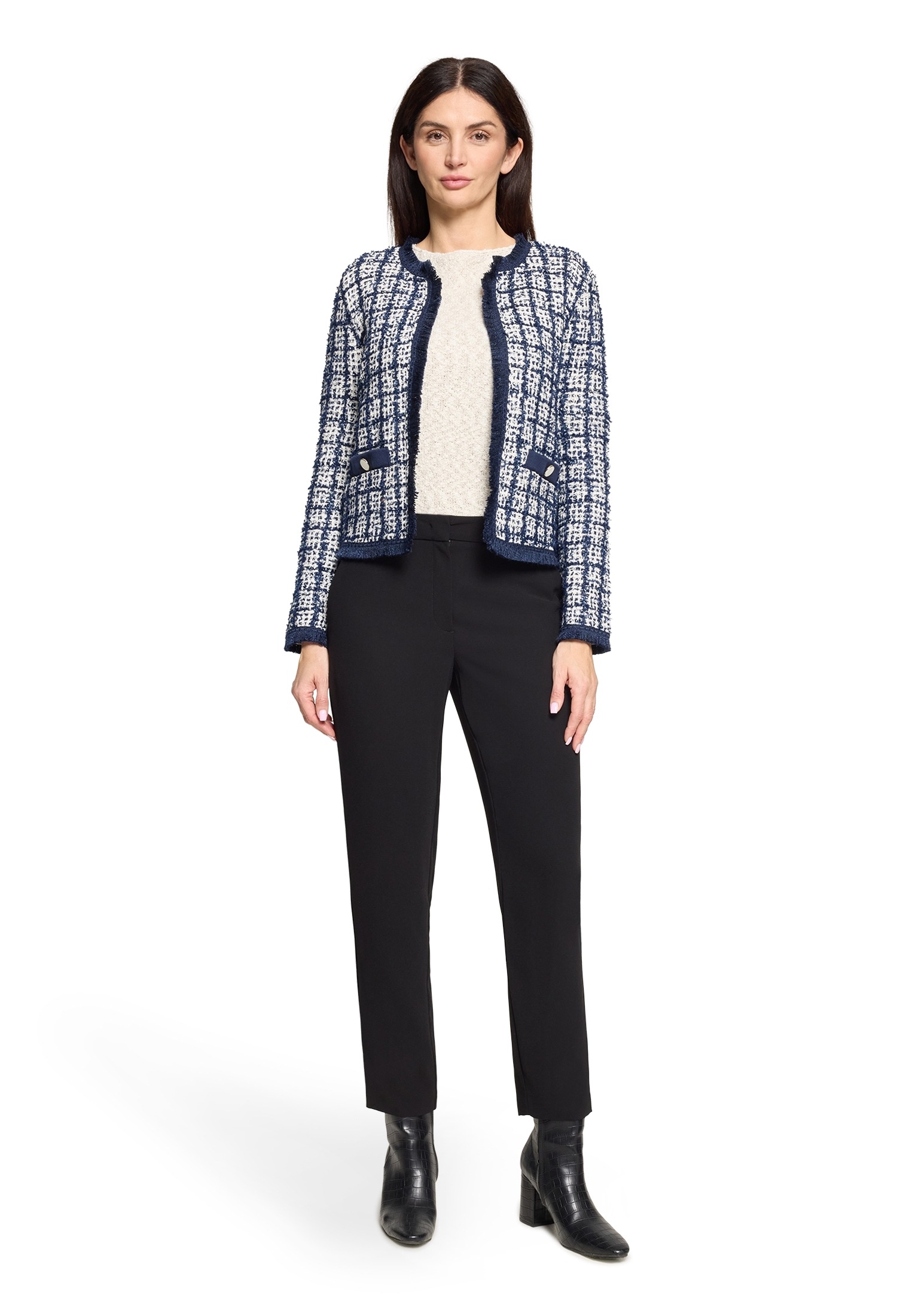 Betty&Co Strickjacke »Damen mit Fransen« 1 tlg.