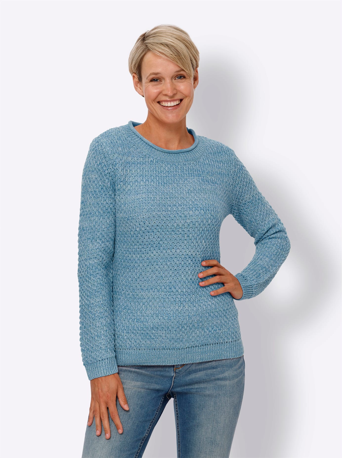 Classic Basics Rundhalspullover "Rundhals-Pullover" günstig online kaufen