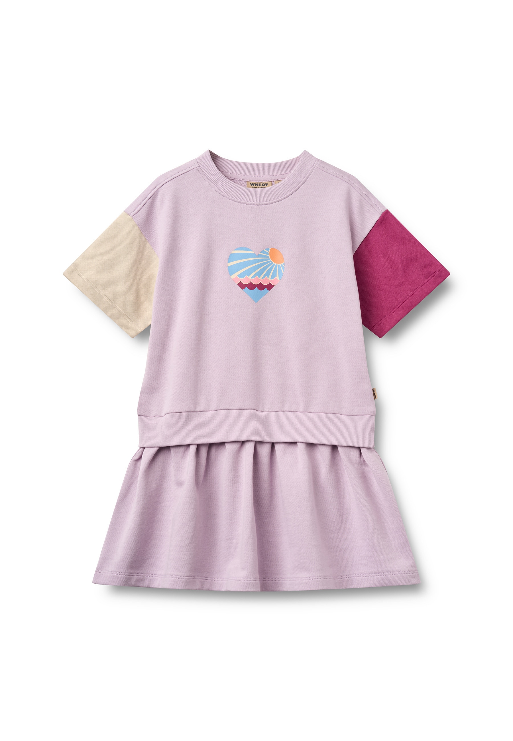 WHEAT A-Linien-Kleid "WHEAT Sweat Dress S/S Mey" 1 tlg.
