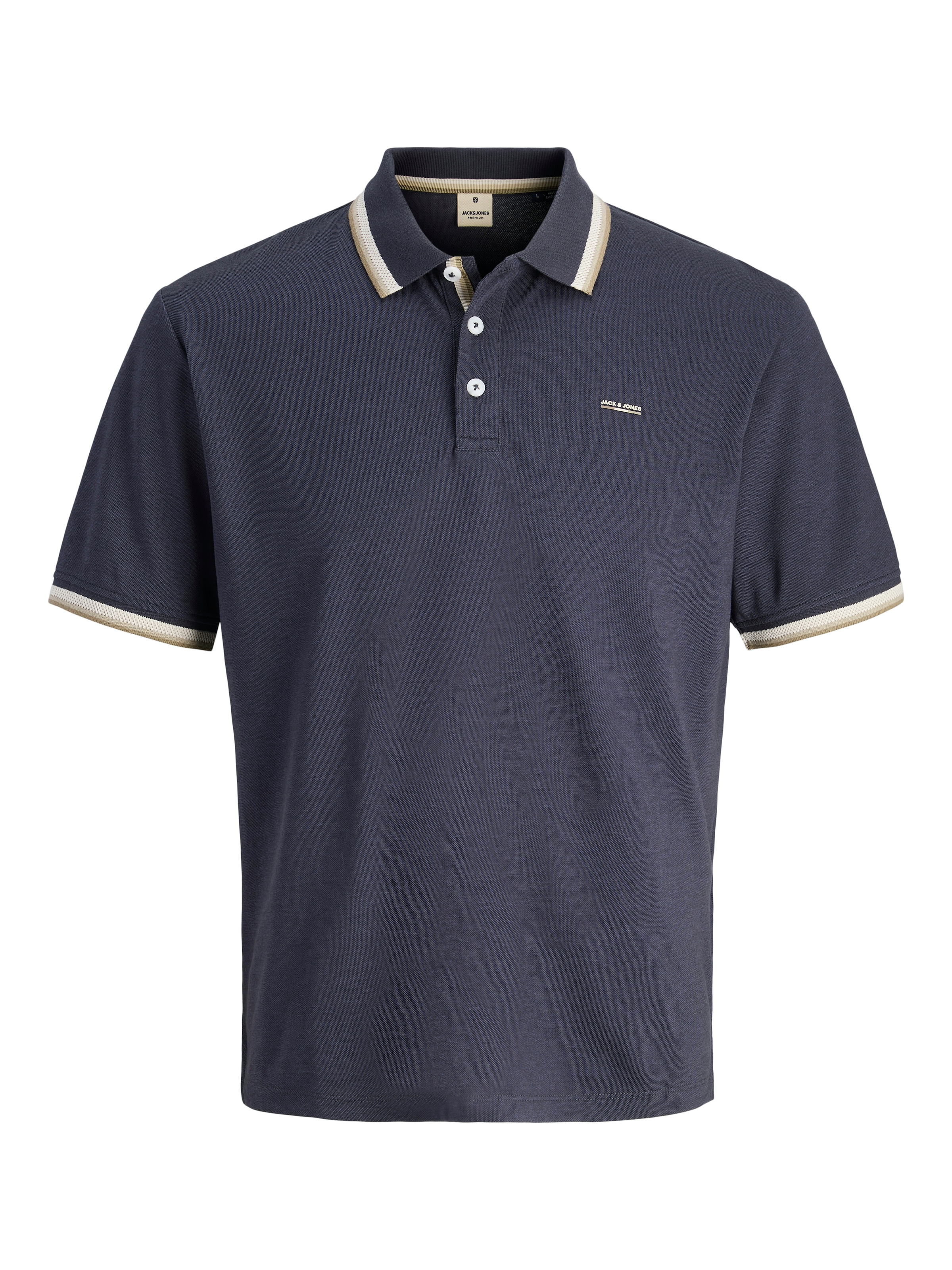 Jack & Jones Poloshirt "JPRBLUALVES SS POLO SN" mit Logo Stickerei günstig online kaufen