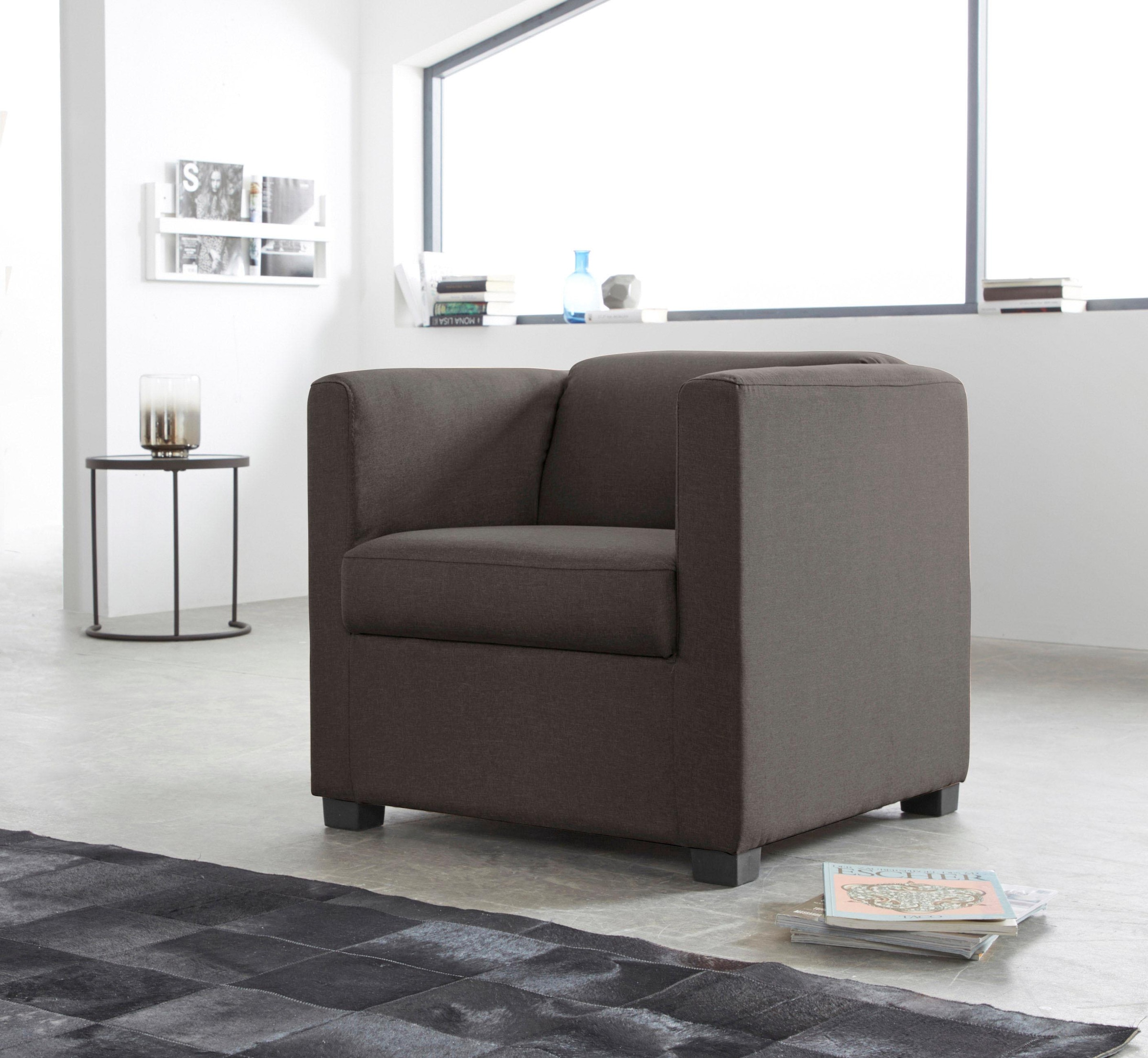 Home affaire Sessel "Bob Cocktailsessel, Clubsessel, Loungesessel" in versc günstig online kaufen
