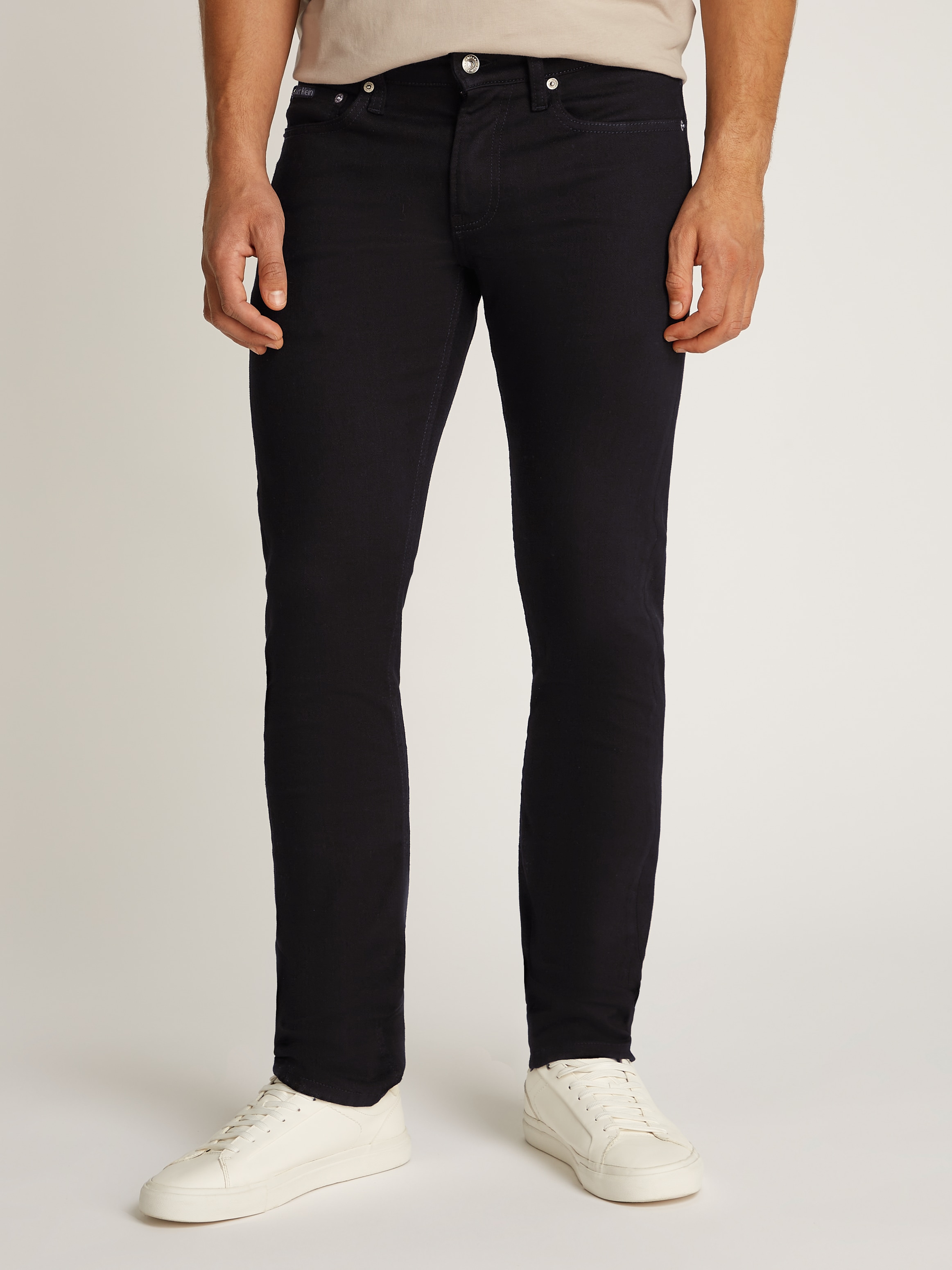 Calvin Klein Jeans Slim-fit-Jeans "SLIM", Coinpocket, Logostickerei günstig online kaufen