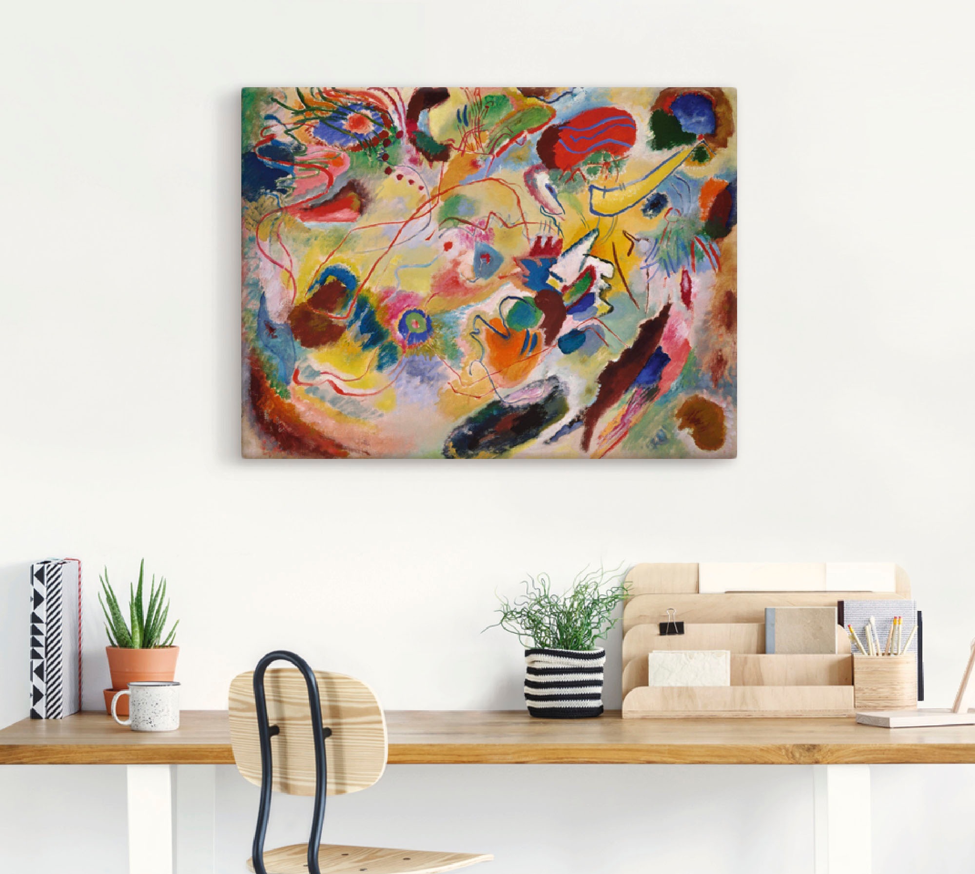 Artland Leinwandbild »Studie Komposition VII«, Gegenstandslos, (1 St.), auf Keilrahmen gespannt