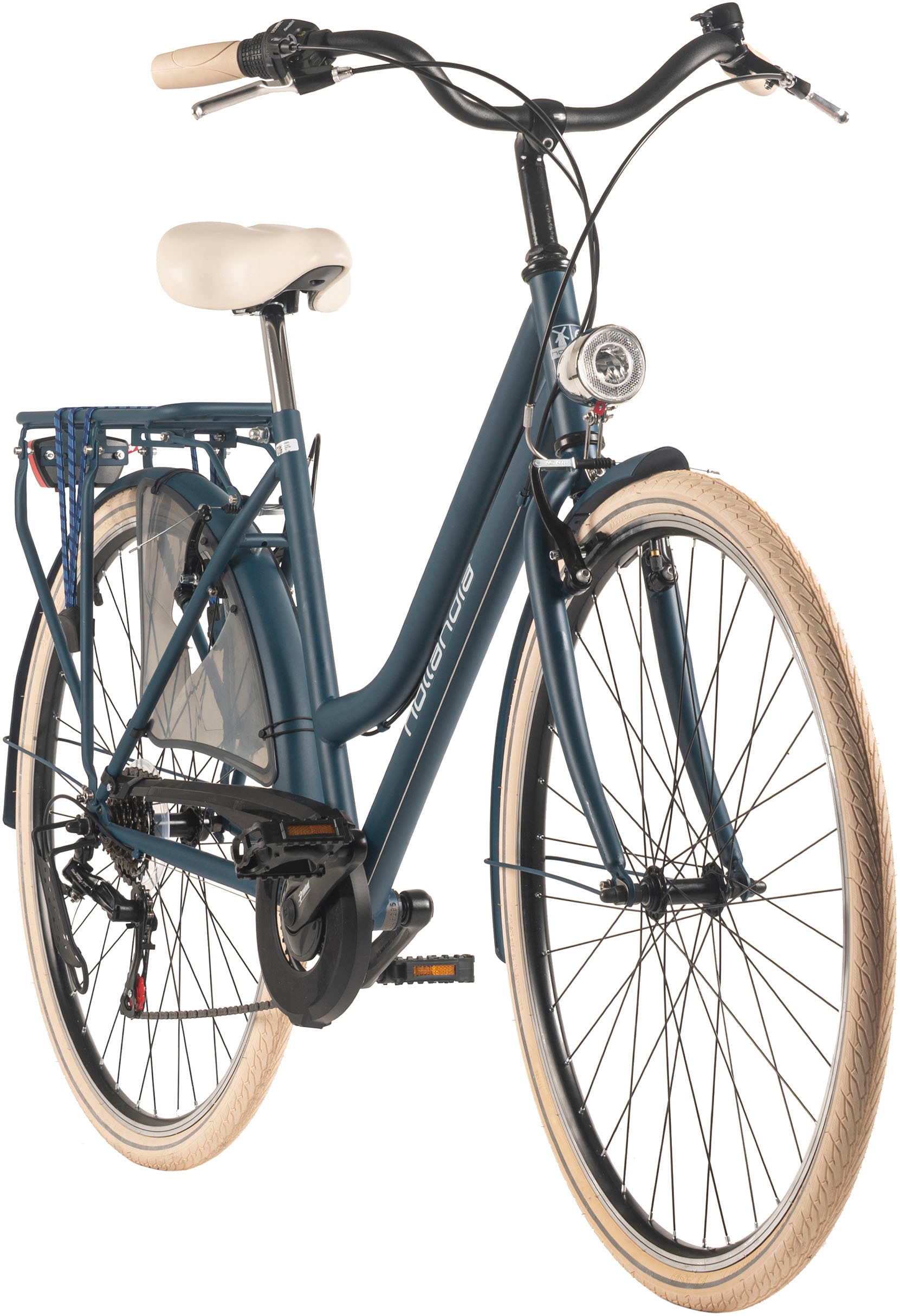 HOLLANDIA Hollandrad "Hollandrad 28'' Moves 6 Gänge RH 50 cm", 50cm, 28 Zoll (71,12cm) hinten: 28 Zoll (71,12cm)blau, blau, Fahrräder