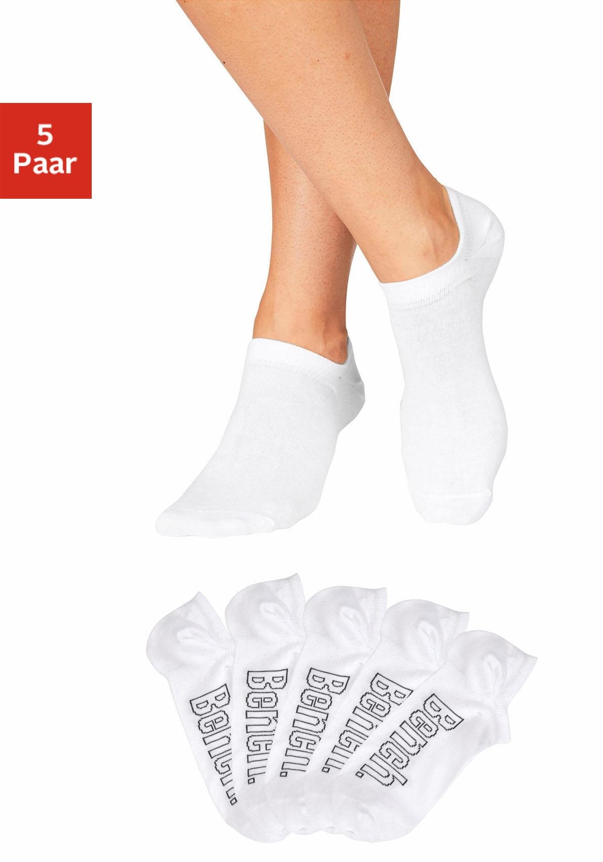 Bench. Sneakersocken, (Set, 5 Paar), für modische Sneaker-Schuhe