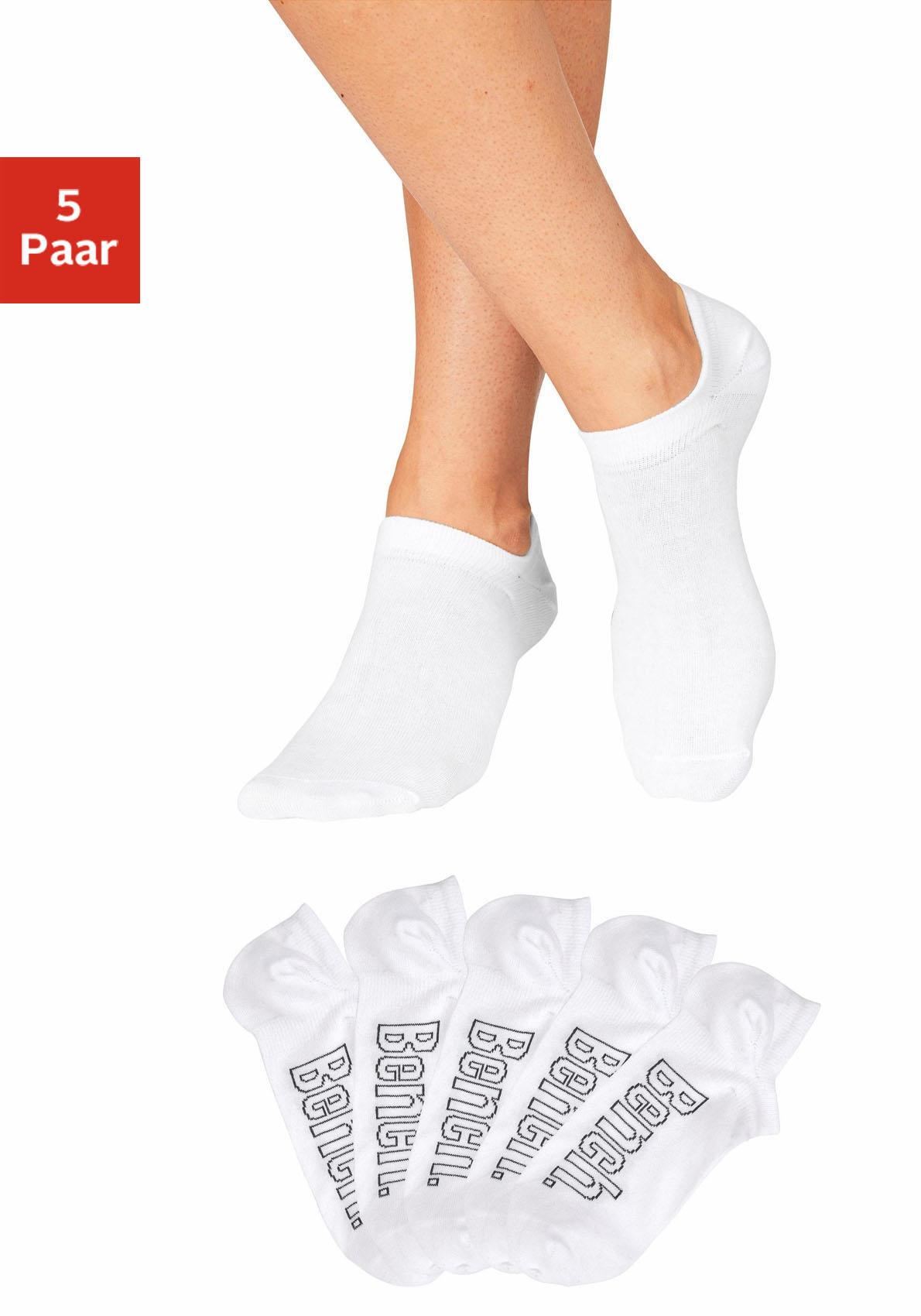 Bench. Sneakersocken "Niedrige Sneaker Socken, Damen Baumwolle Sportsocken Atmungsaktiv" Packung, 5 Stk. tlg. für modische Sneaker-Schuhe