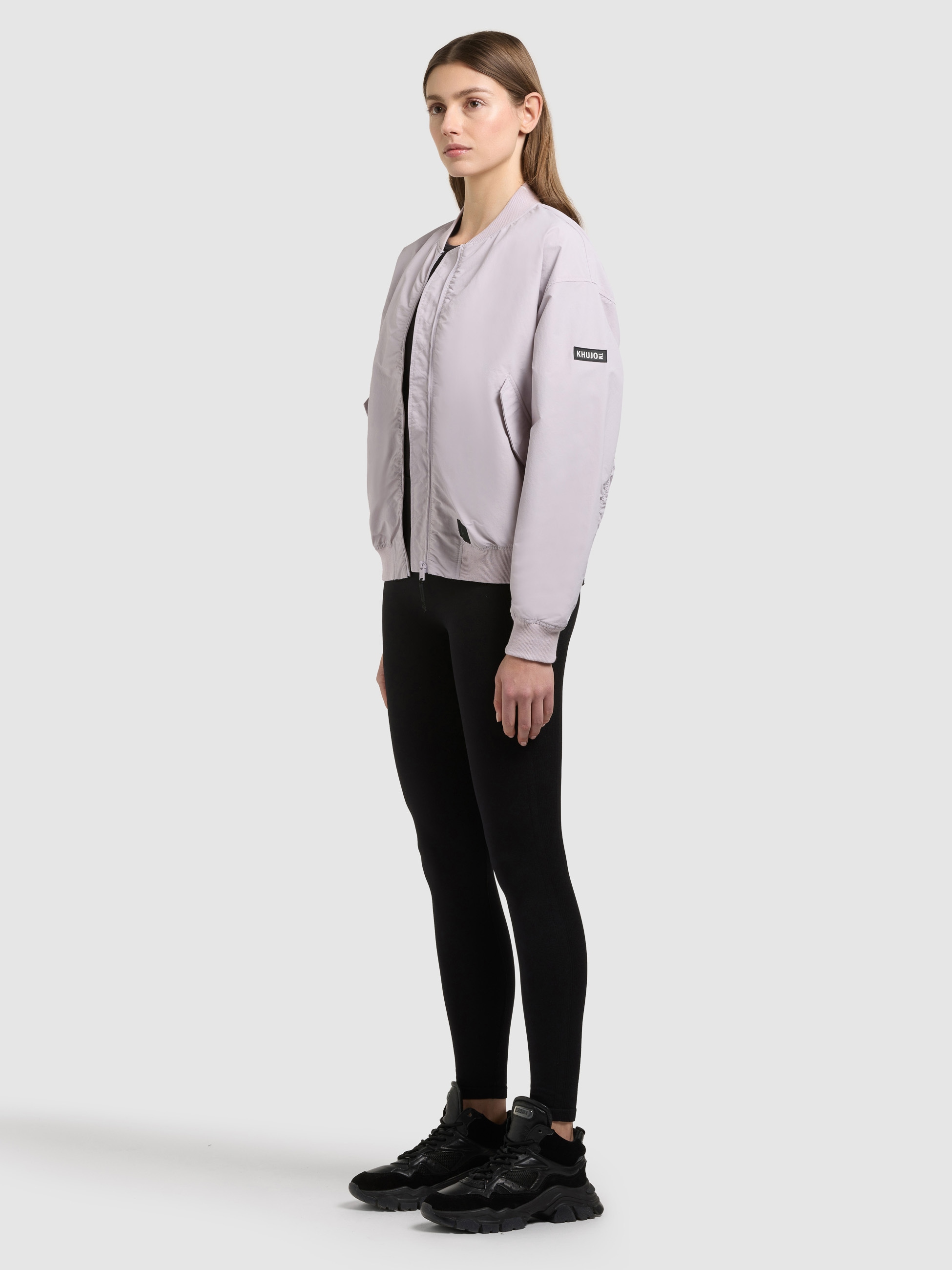 khujo FACEE Women's Bomber Jacket Lilac XXL 7