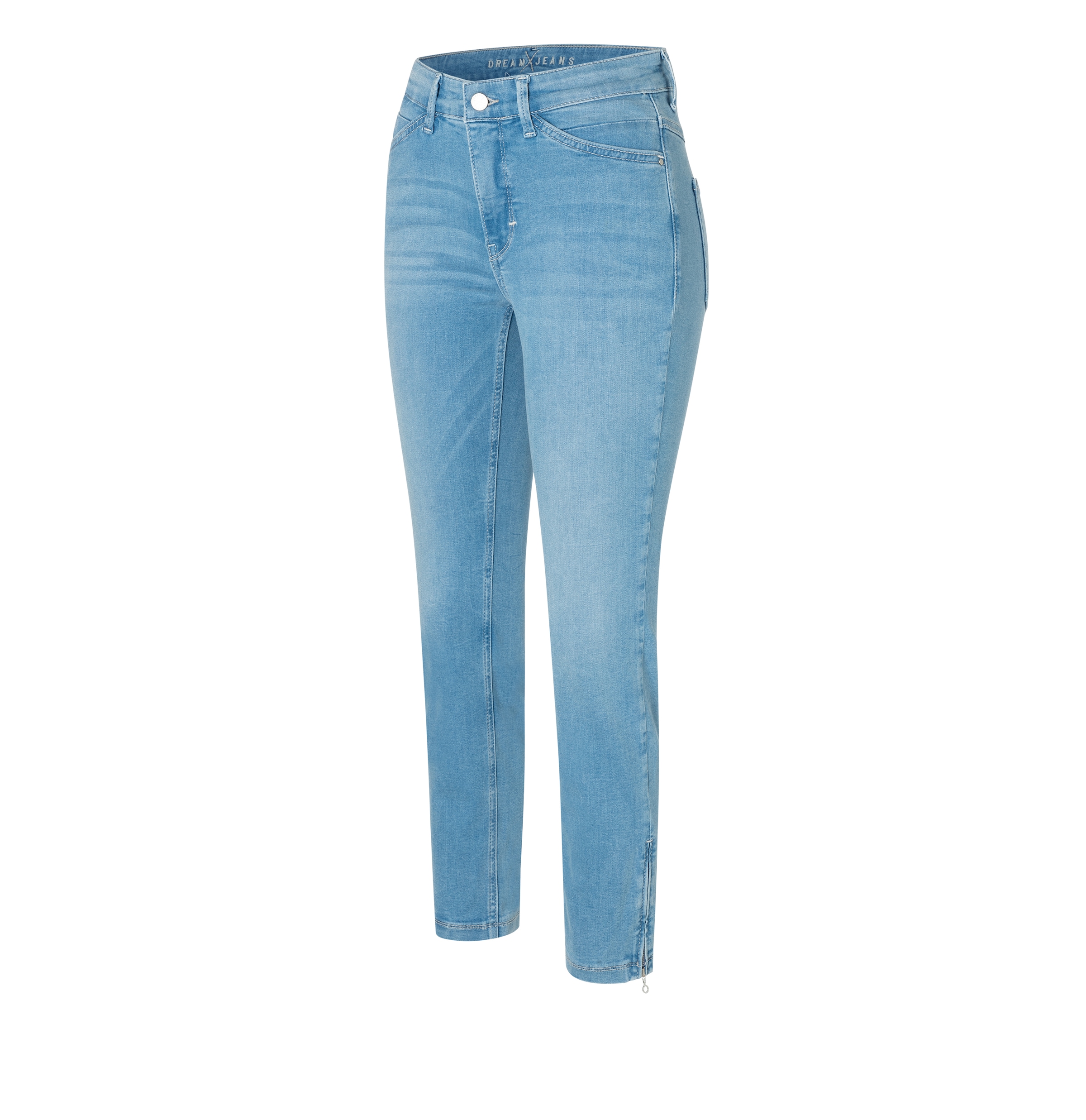 MAC 7/8-Jeans »Dream Chic«, verkürzte Form mit Reißverschluss