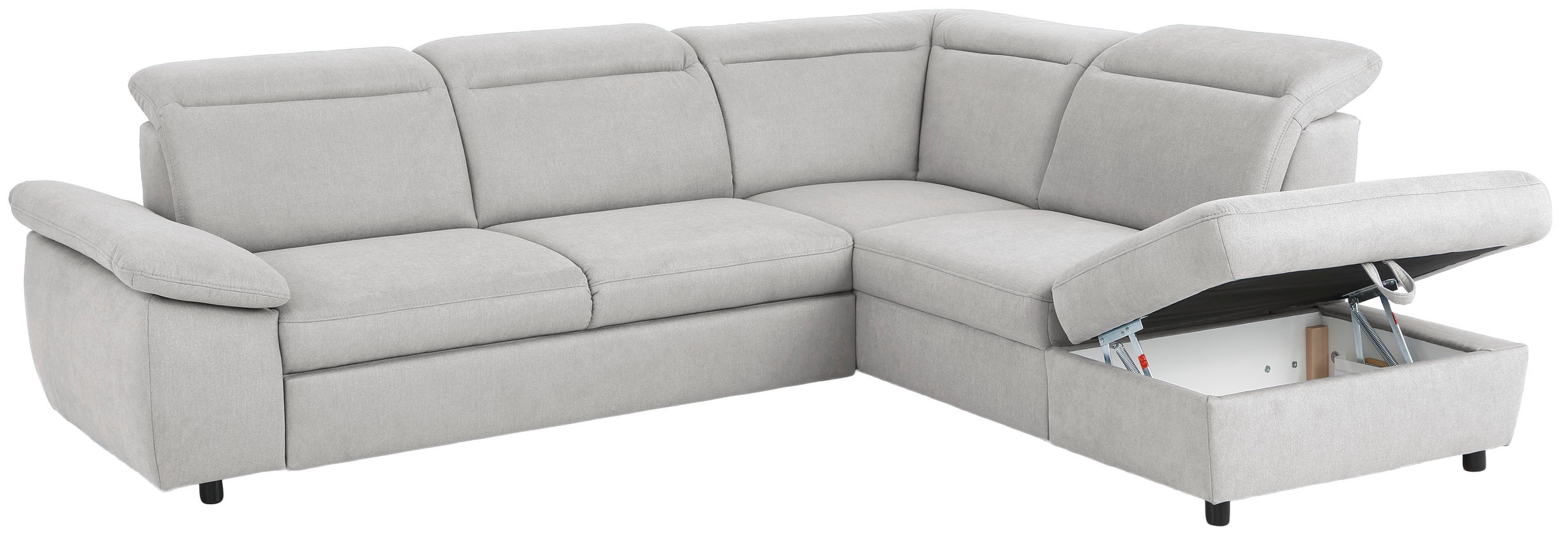 Home affaire Ecksofa »Mauritius L-Form«, mit Ottomane, mit Kopfteil- und Armlehnverstellung