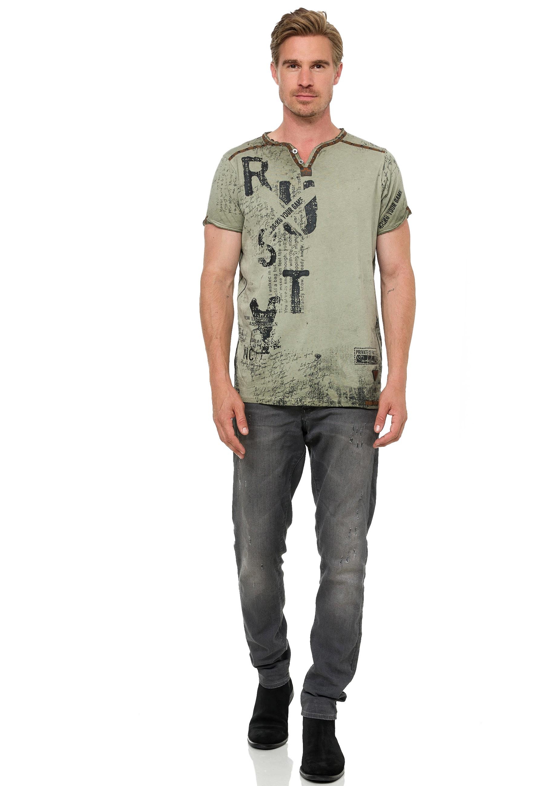 Rusty Neal T-Shirt, im Used-Look