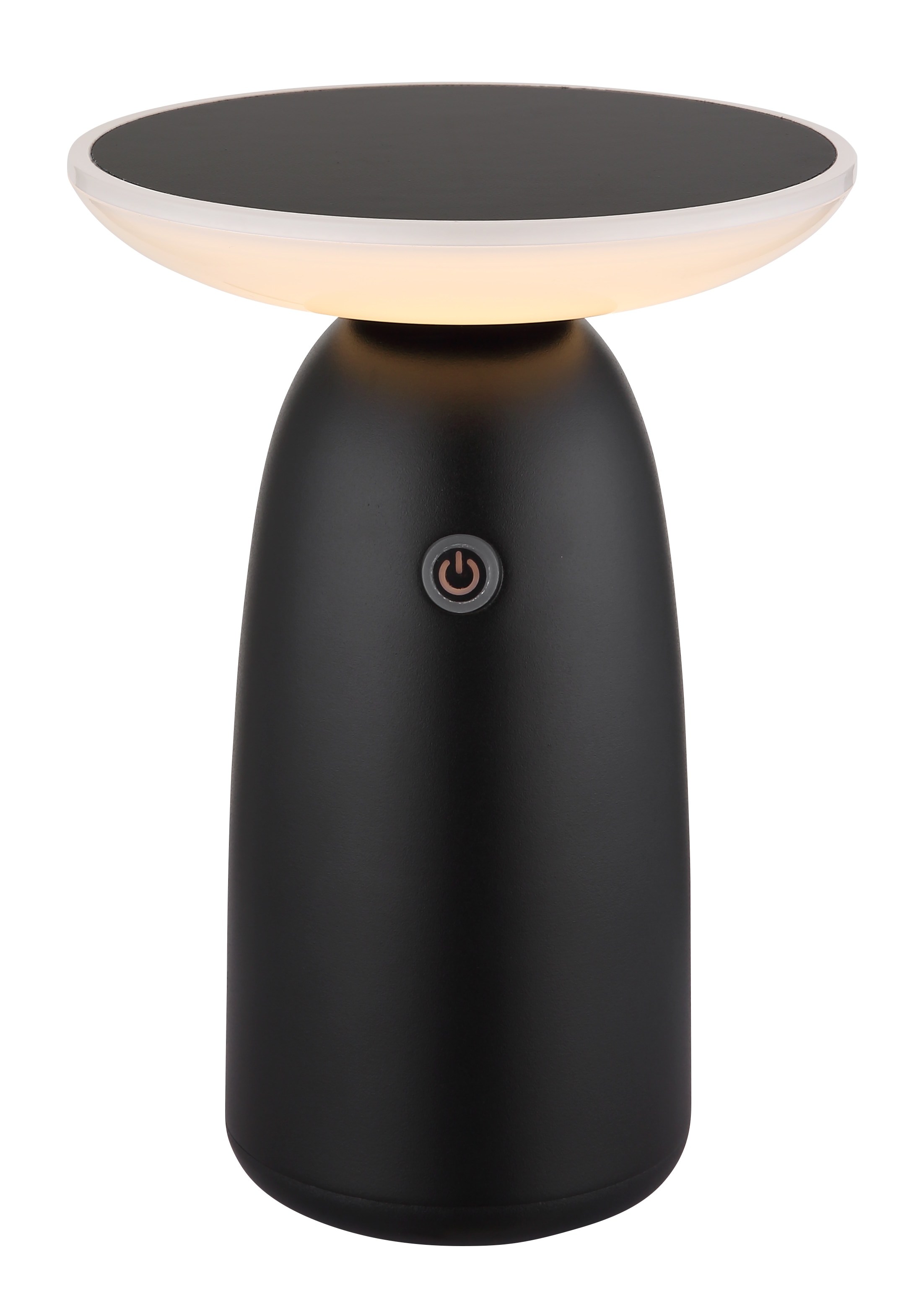 GLOBO LIGHTING LED Solarleuchte "SOLARLEUCHTE ALUMINIUM SCHWARZ MATT, 1XLED" LED-Modul 1 Stk. Warmweiß Solar Garten Terrasse Außenbeleuchtung Dekoleuchten