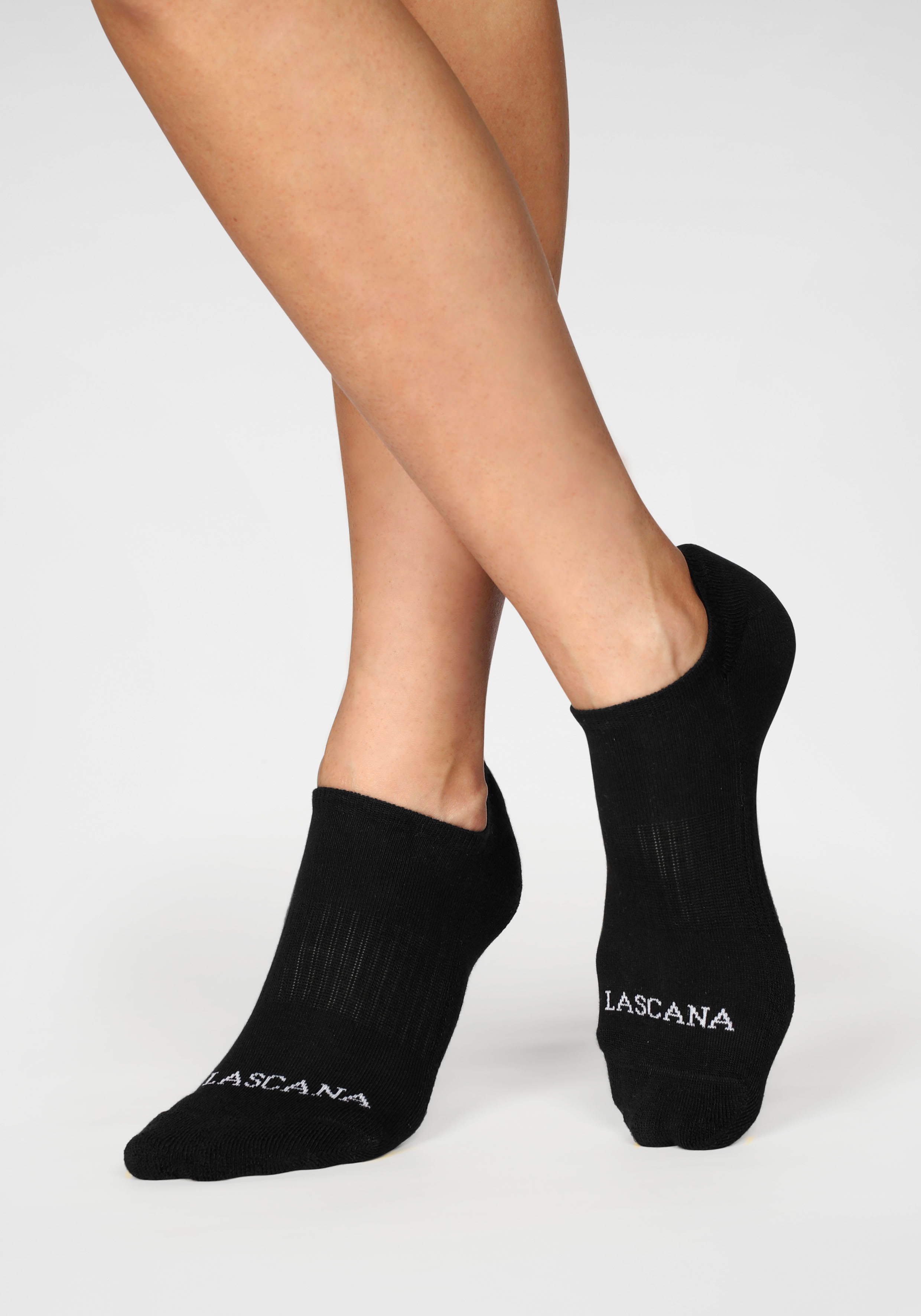 Thumbnail - LASCANA ACTIVE Sneakersocken, (Packung, 7 Paar), mit Fußfrottee