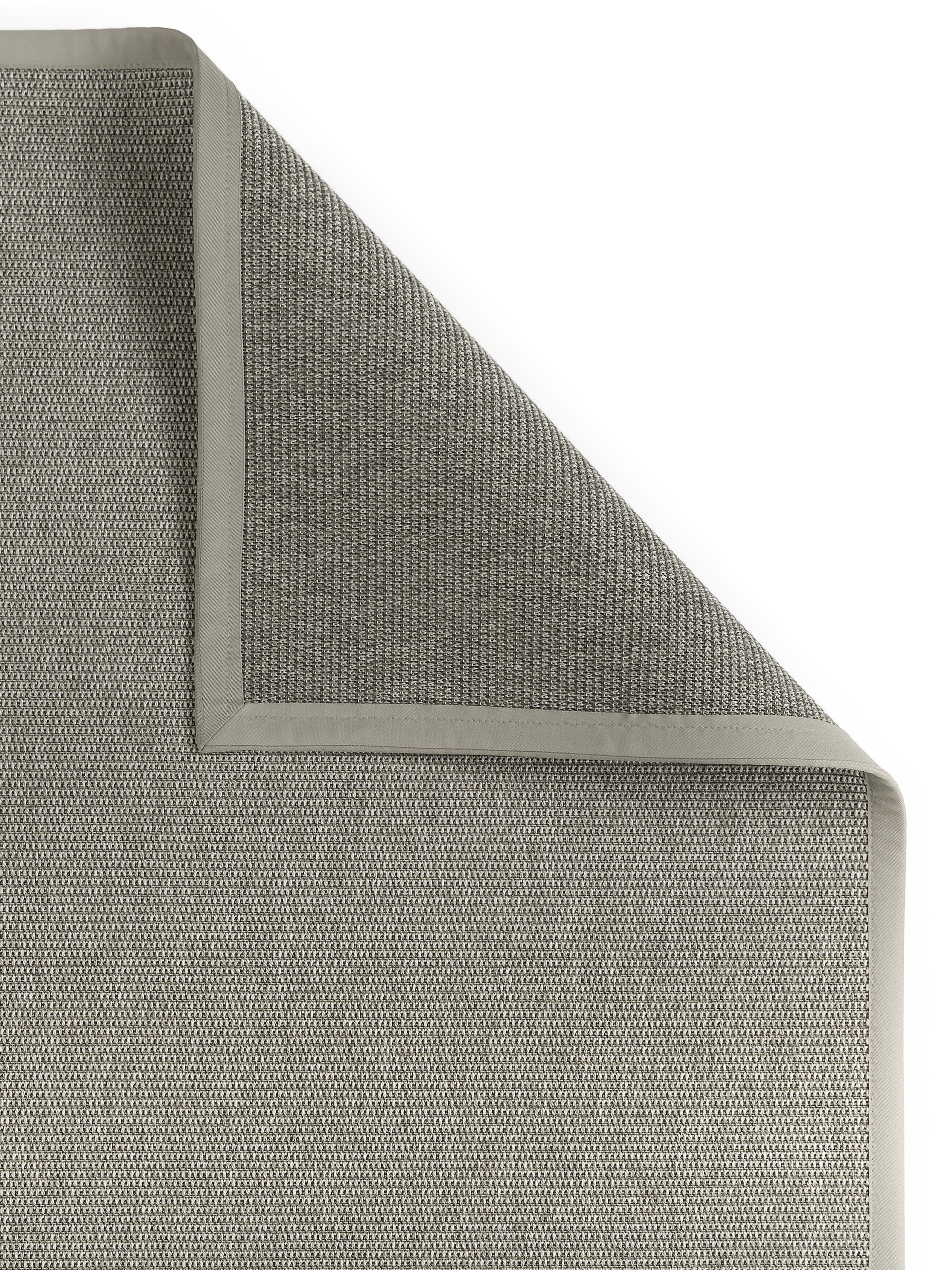 Dekowe Teppich »Basic S2 Twill«, rechteckig, 10 mm Höhe, meliert, Sisaloptik, mit Bordüre, In- und Outdoor geeignet