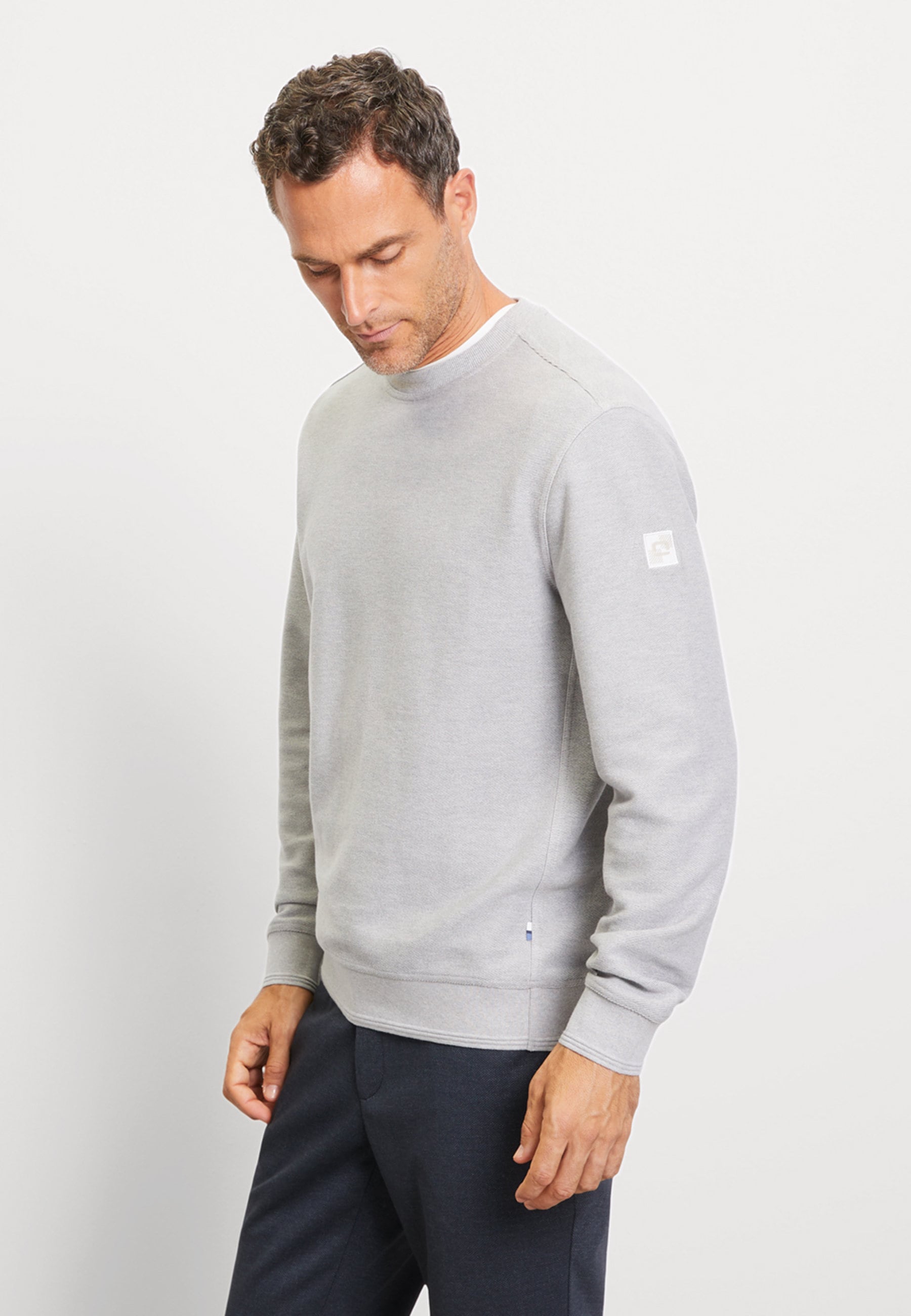 OLYMP Sweatshirt "OLYMP Casual Wirk, Sweatshirt"