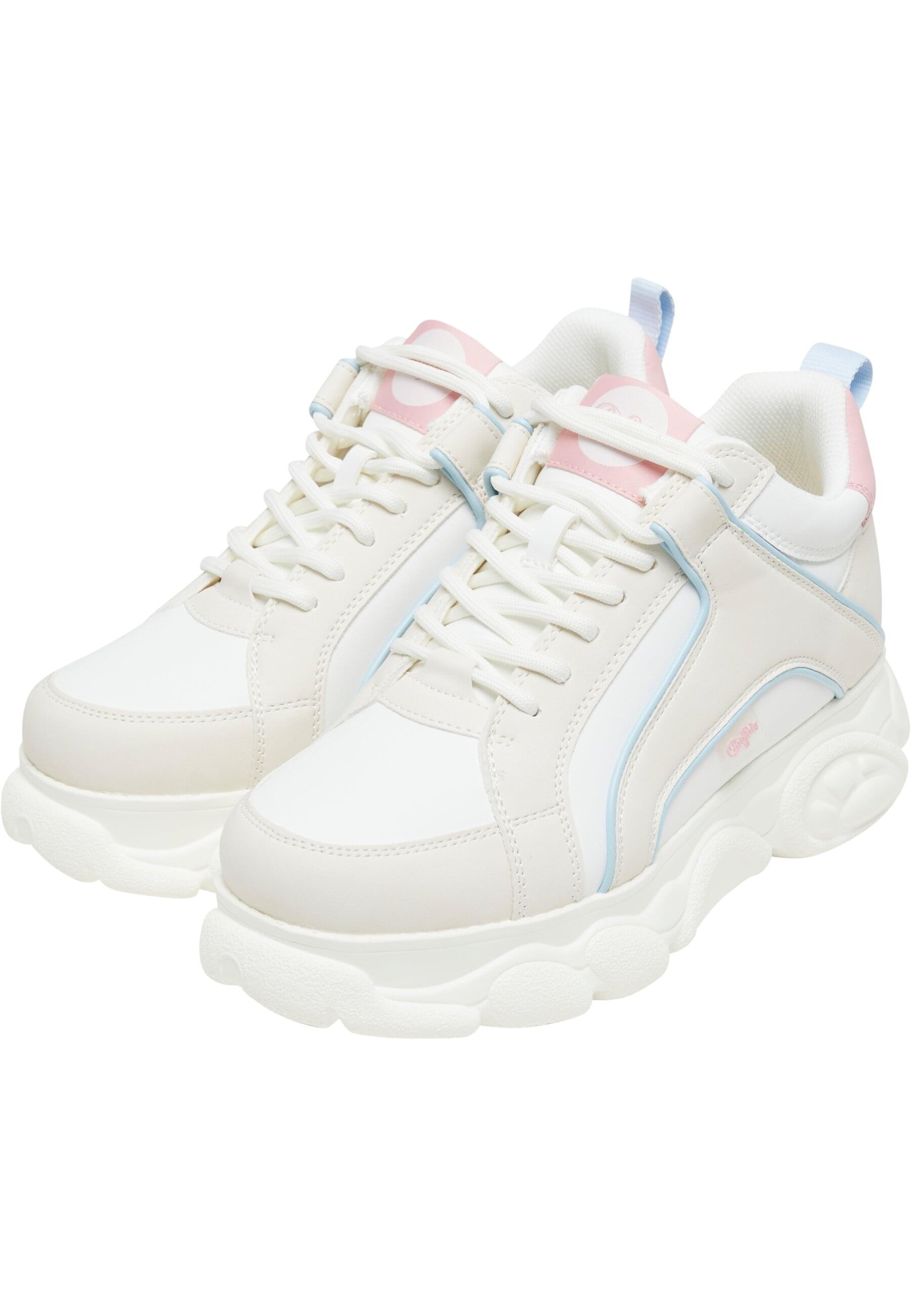 BUFFALO Damen Trainingsschuh "Buffalo CLD CORIN", Gr. 40weiß, pink, blau, Polyurethan, Schuhe
