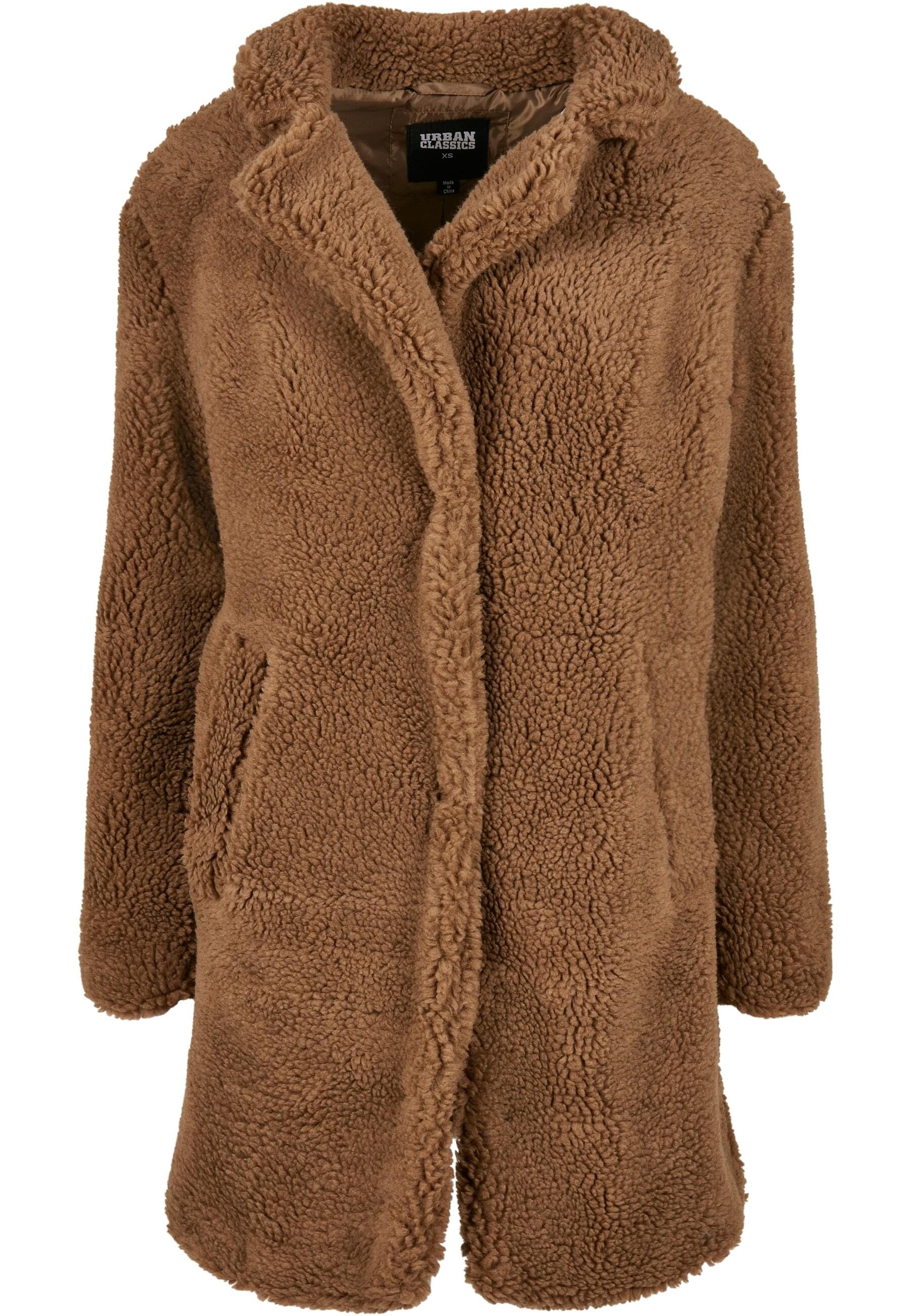 Parka »Urban Classics Damen Ladies Oversized Sherpa Coat«, (1 St.), ohne Kapuze