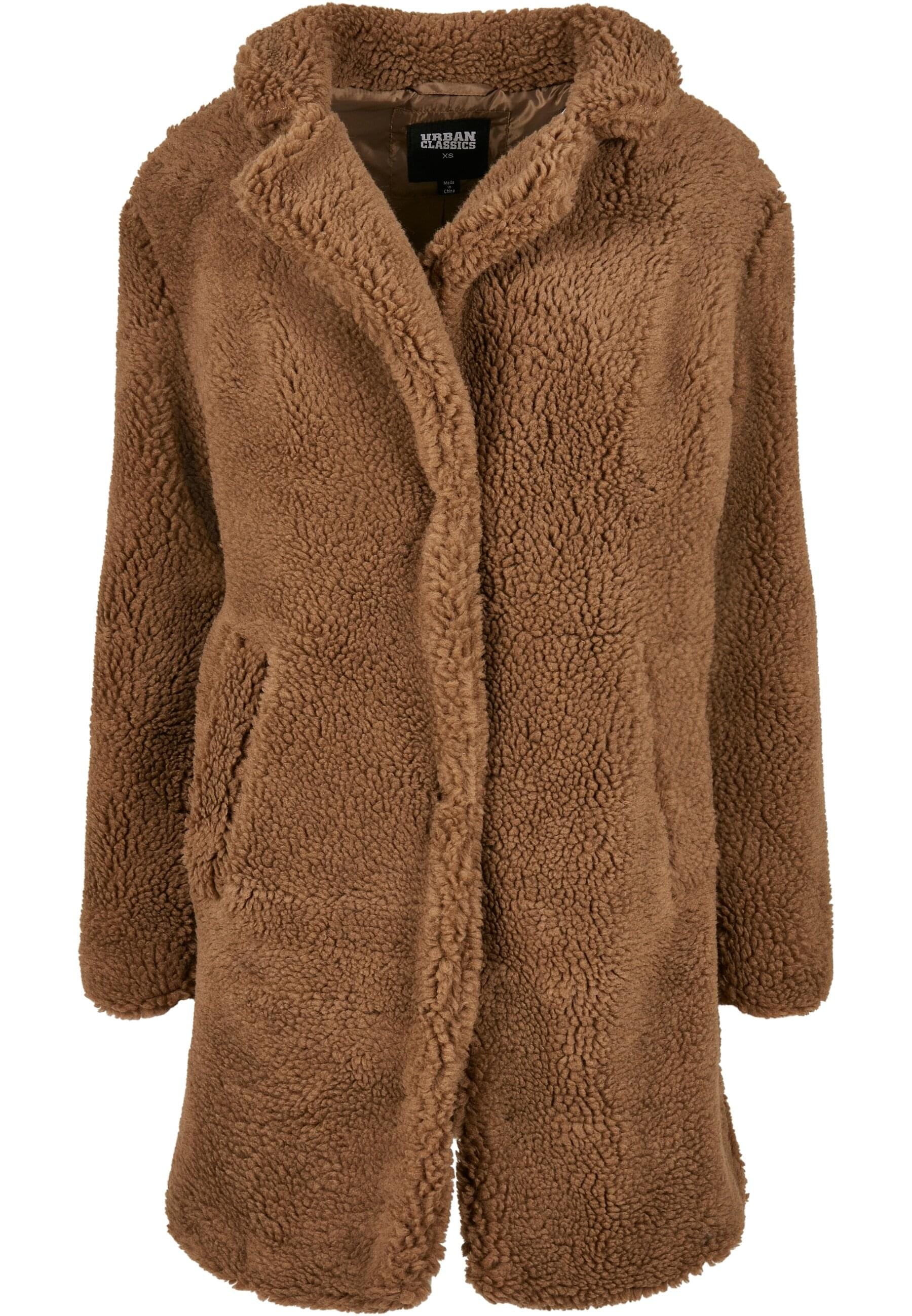 URBAN CLASSICS Parka "Urban Classics Damen Ladies Oversized Sherpa Coat", (1 St.), ohne Kapuze