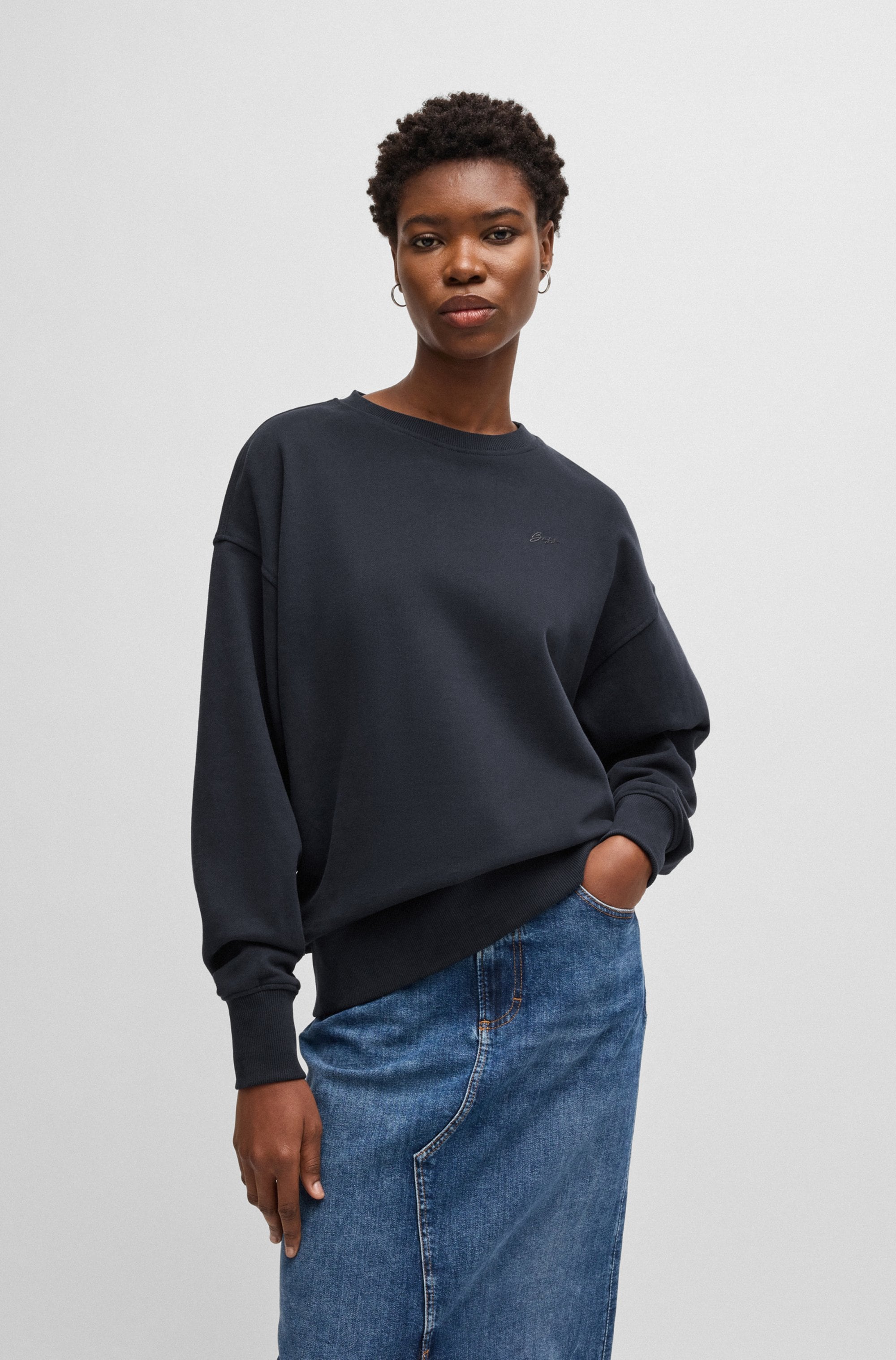 BOSS ORANGE Sweatshirt "Eteia Premium Damenmode", oversized geschnitten, BO günstig online kaufen