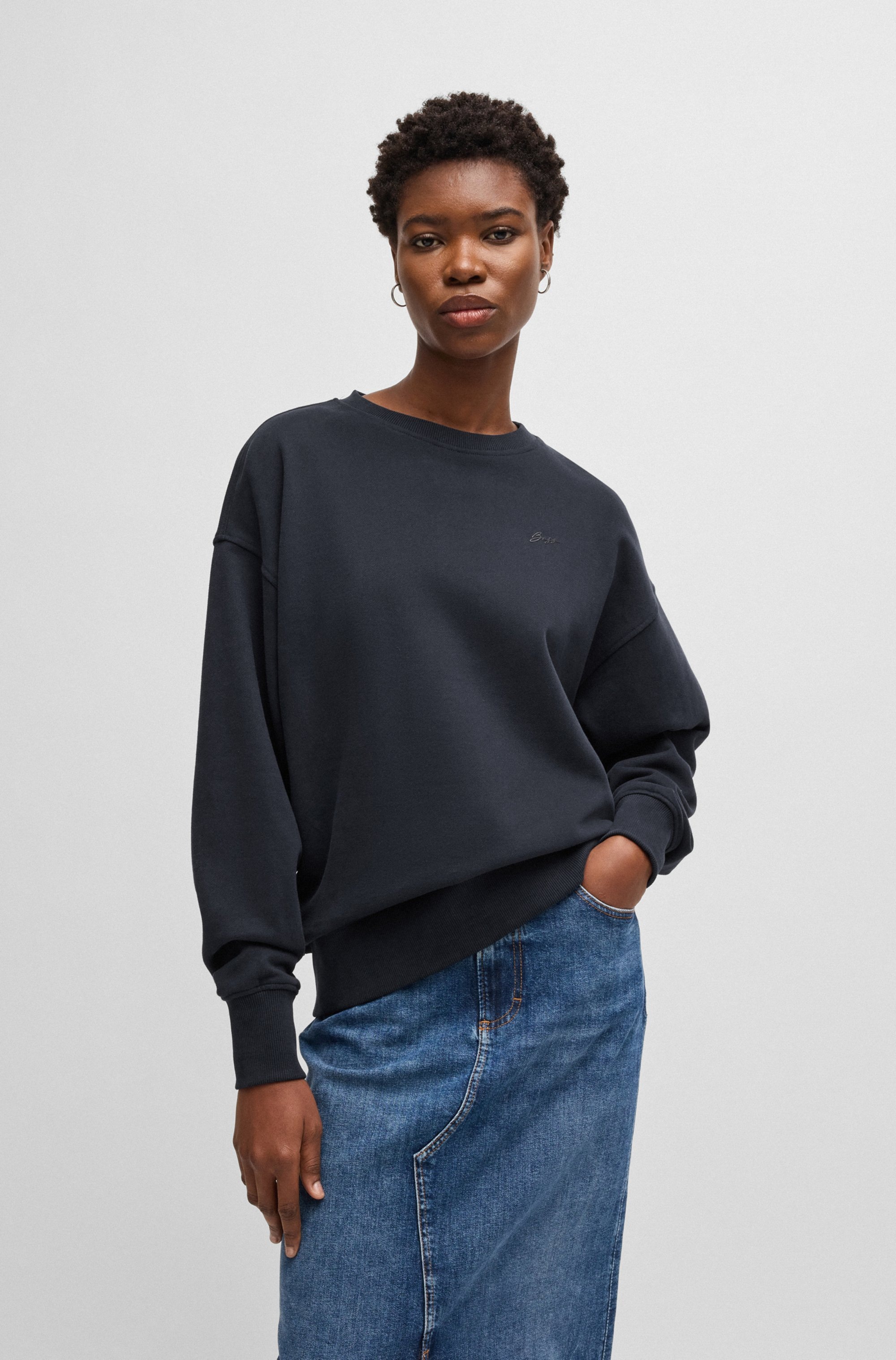 BOSS ORANGE Sweatshirt "Eteia Premium Damenmode", oversized, Rundhals, mit günstig online kaufen
