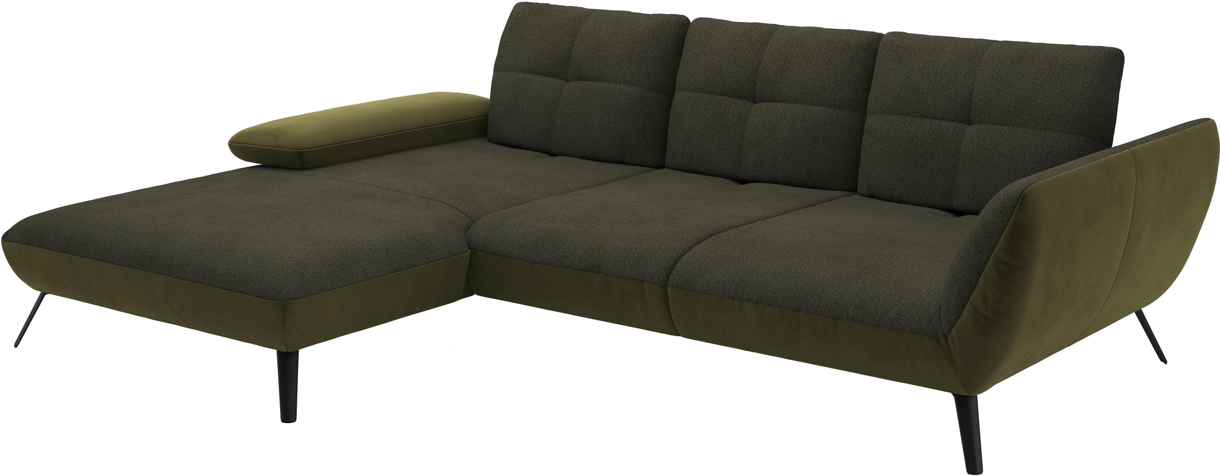 Places of Style Ecksofa »Mikado L-Form«, inkl. Sitztiefenverstellung und Armteilverstellung