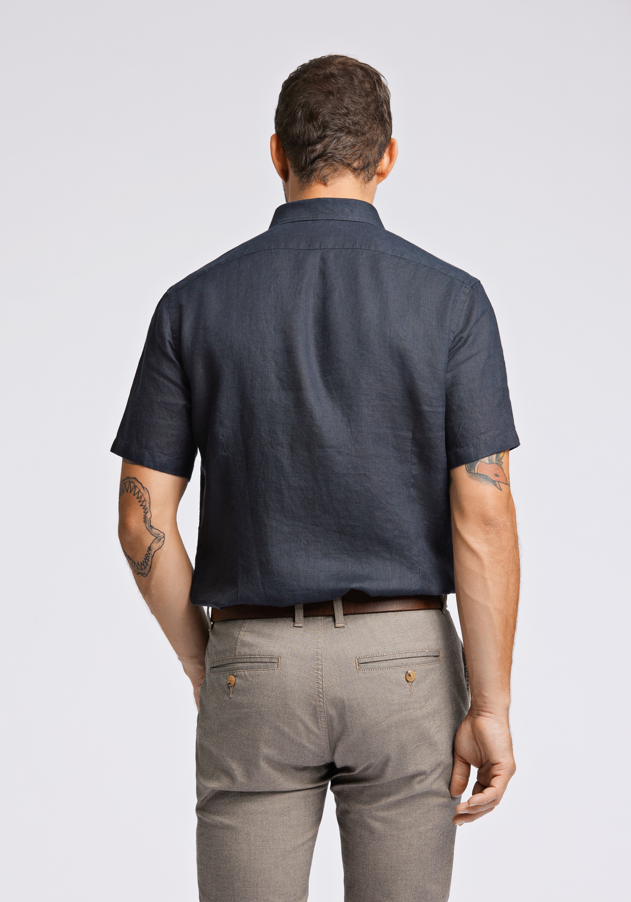 LINDBERGH Leinenhemd "Leinenhemd Modern Fit" günstig online kaufen