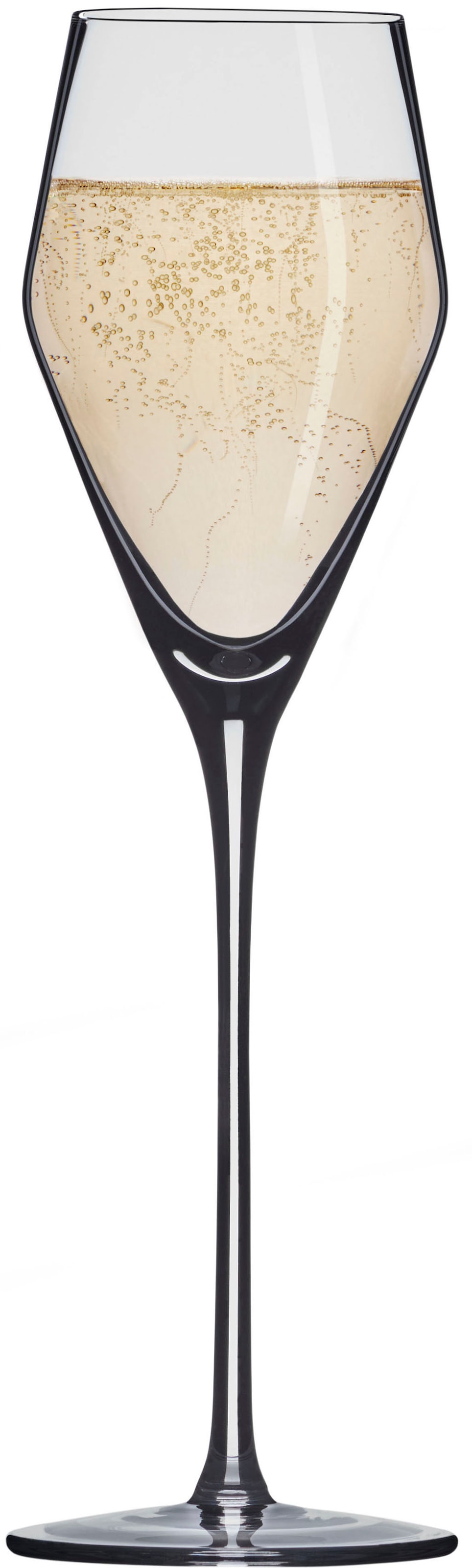 Champagnerglas, (Set, 2 tlg., 2 x Chamapgne Kristallglas), mundgeblasen, 200 ml, 2er Set