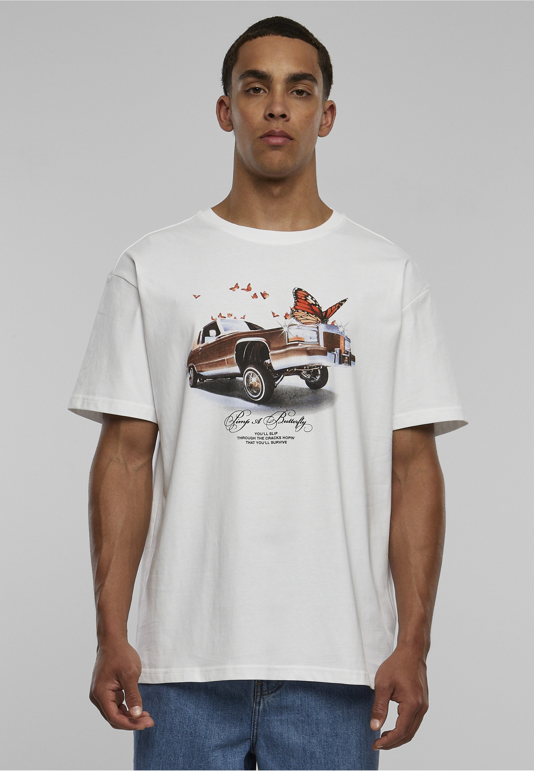 Upscale by Mister Tee T-Shirt »Upscale by Mister Tee Unisex Pimp a Butterfly Oversize Tee« 1 Stk.