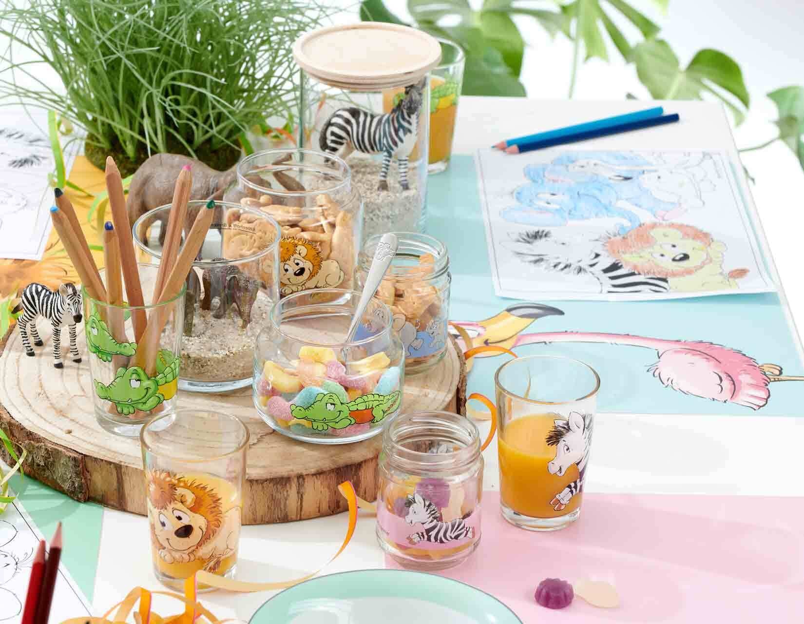 Ritzenhoff & Breker Kinderbecher »Kindergläser Happy Zoo 205 ml 24er Set bunt«