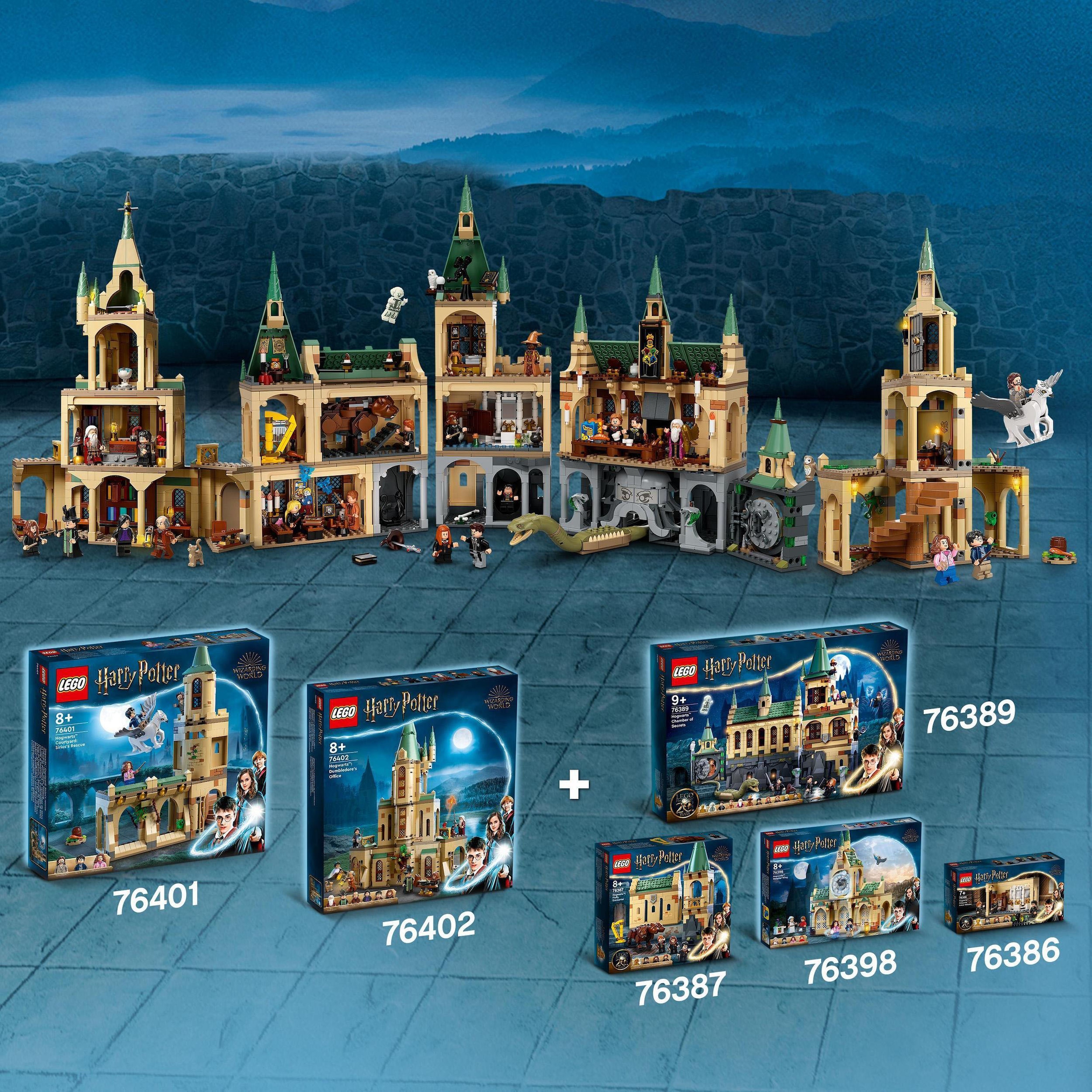 LEGO® Konstruktionsspielsteine »Hogwarts™: Sirius’ Rettung (76401), LEGO® Harry Potter™«, (345 St.), Made in Europe