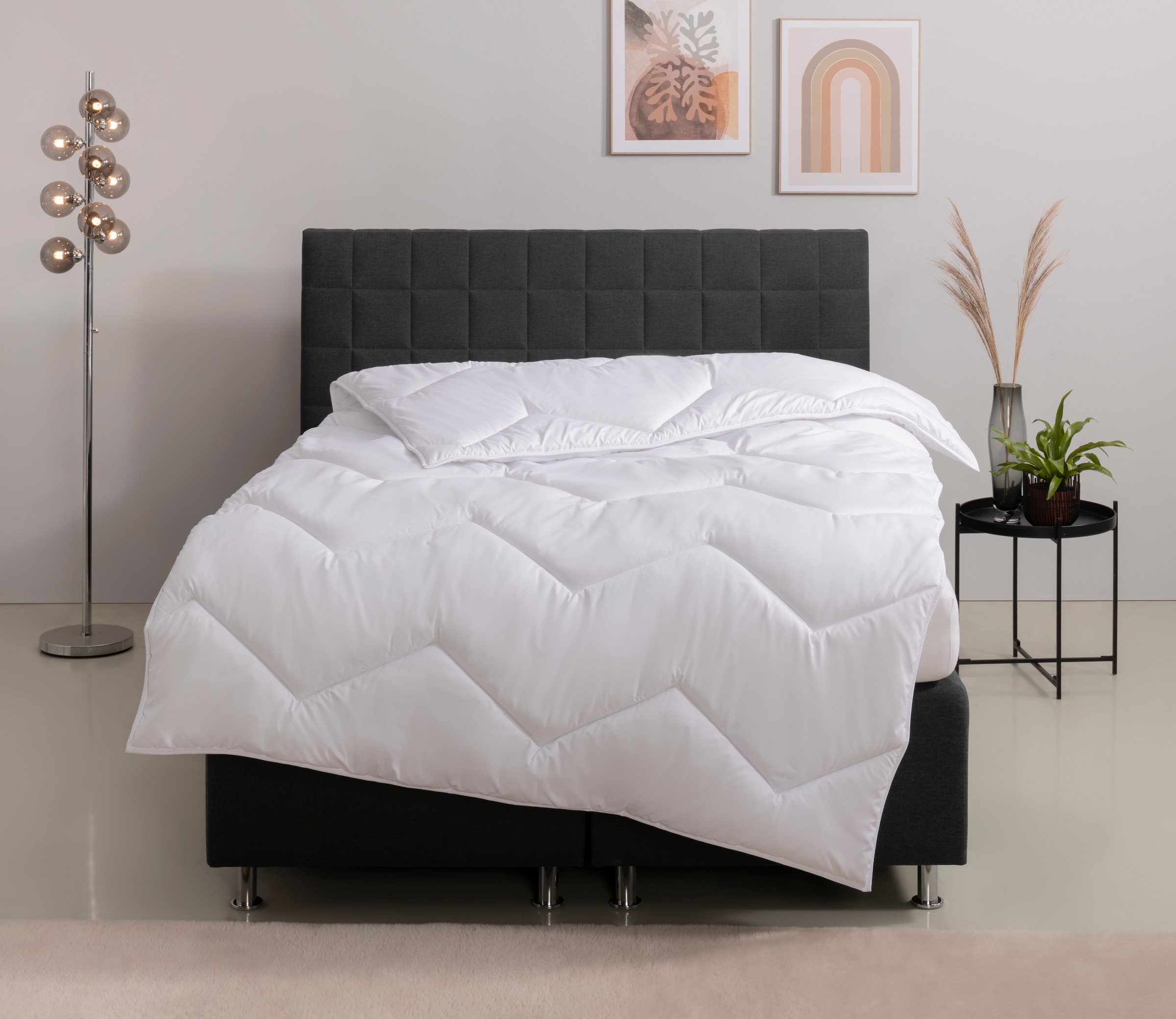 Home affaire Microfaserbettdecke "Sartes, Bettdecke 135x200 cm, 155x220 cm" günstig online kaufen