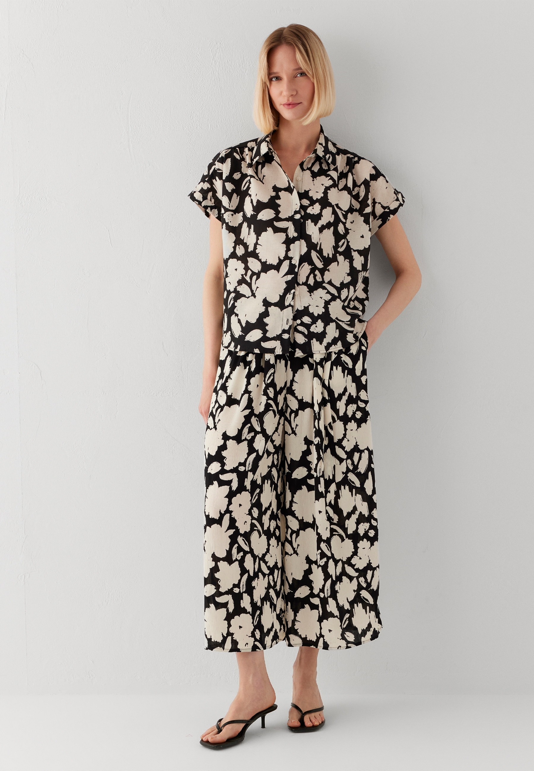 Mavi Klassische Bluse »SHORT SLEEVE WOVEN SHIRT« Bluse kurzarm