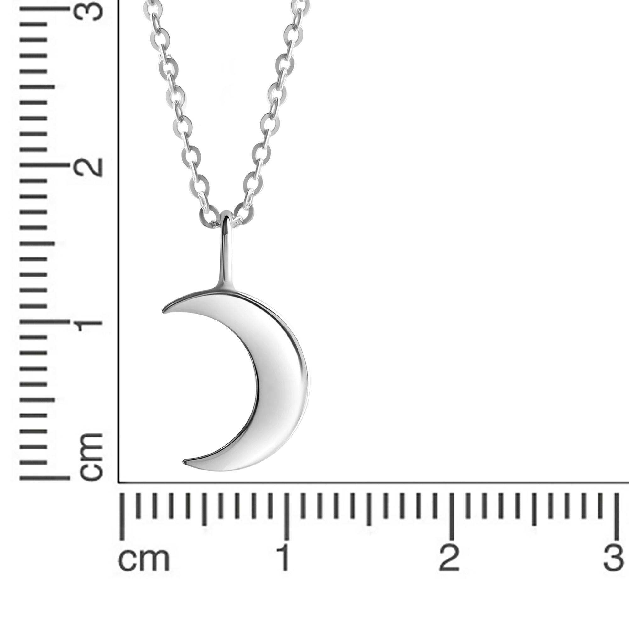 Vivance Kette mit Anhänger »925-Sterling Silber weiss«