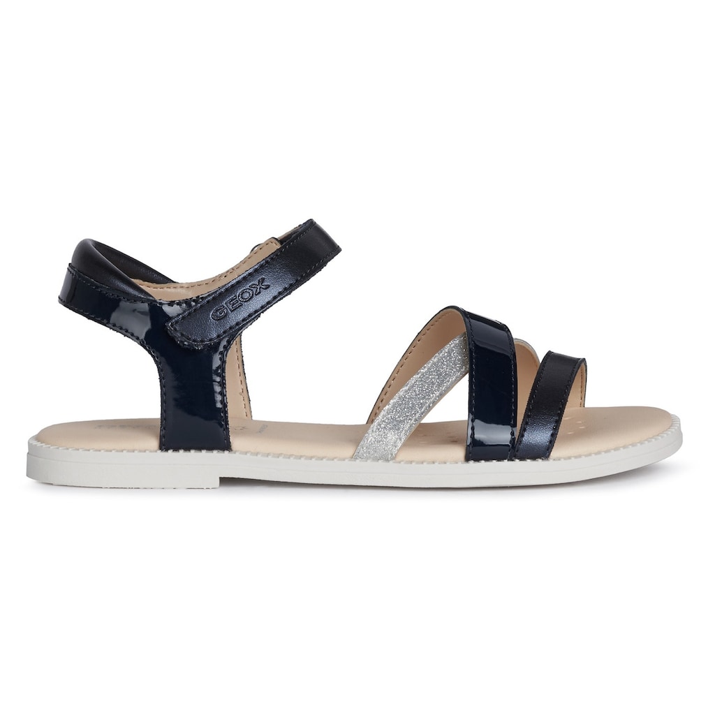 Geox Riemchensandale »J SANDAL KARLY GIRL«, Sommerschuh, Sandalette, Klettschuh, mit Klettverschluss