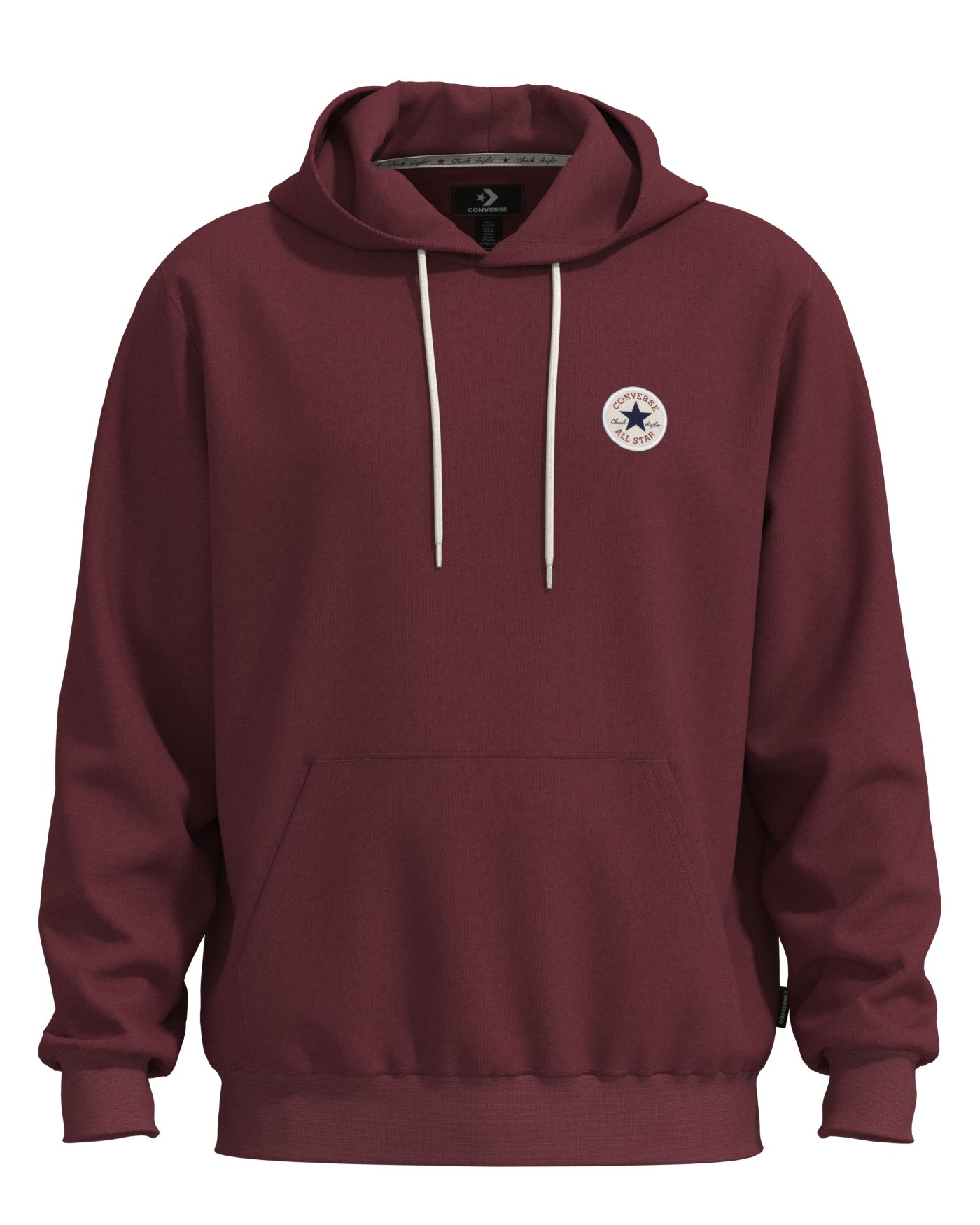 Converse Kapuzensweatshirt "CHUCK PATCH HOODIE (CLASSIC FLEECE)", mit sportlichem Stil, Langarm-Design, aus Baumwolle und Polyester