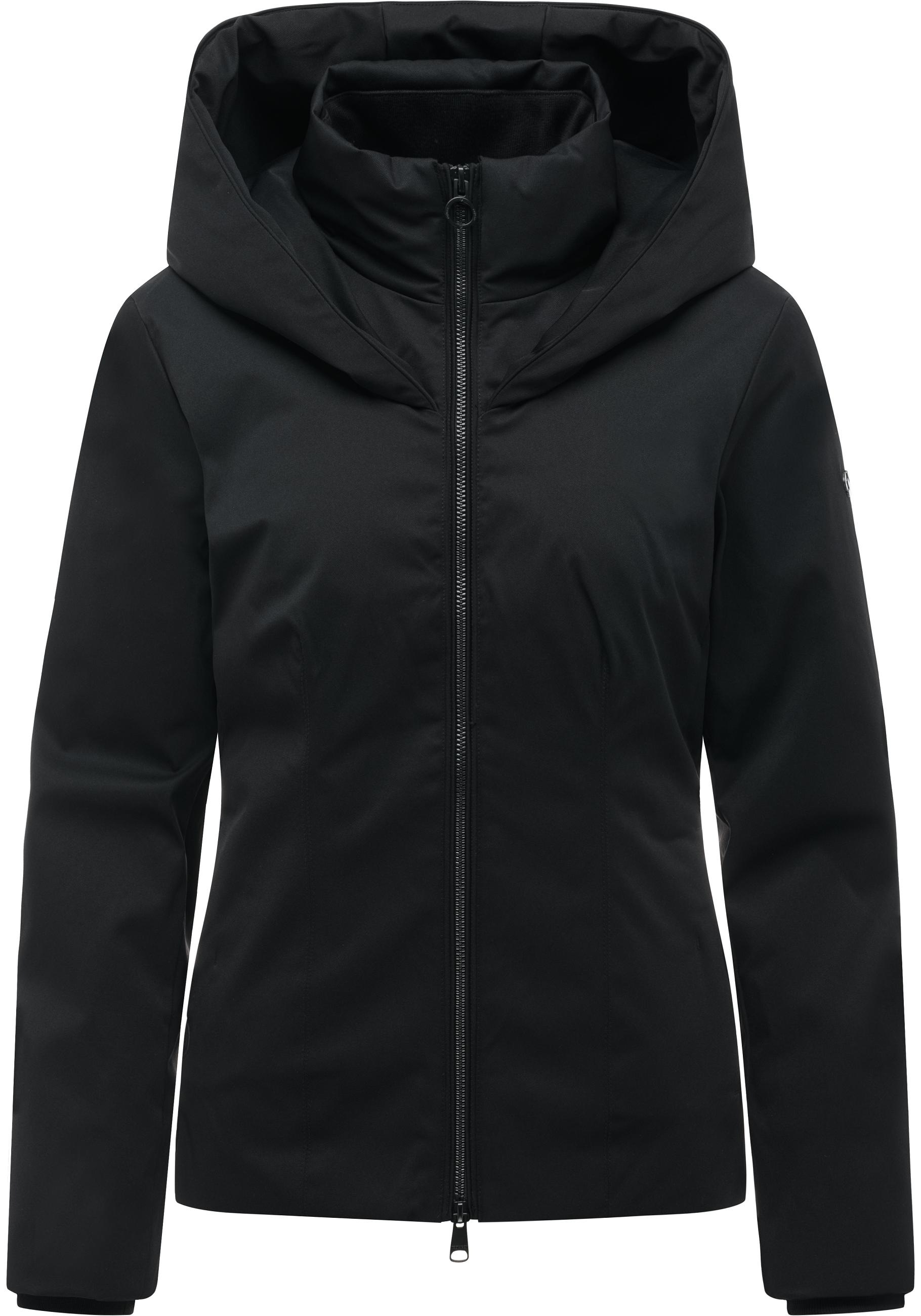 Ragwear Funktionsjacke "Annona Y" mit Kapuze Warme Damen Winterjacke mit weit nach vorn gezogener Kapuze