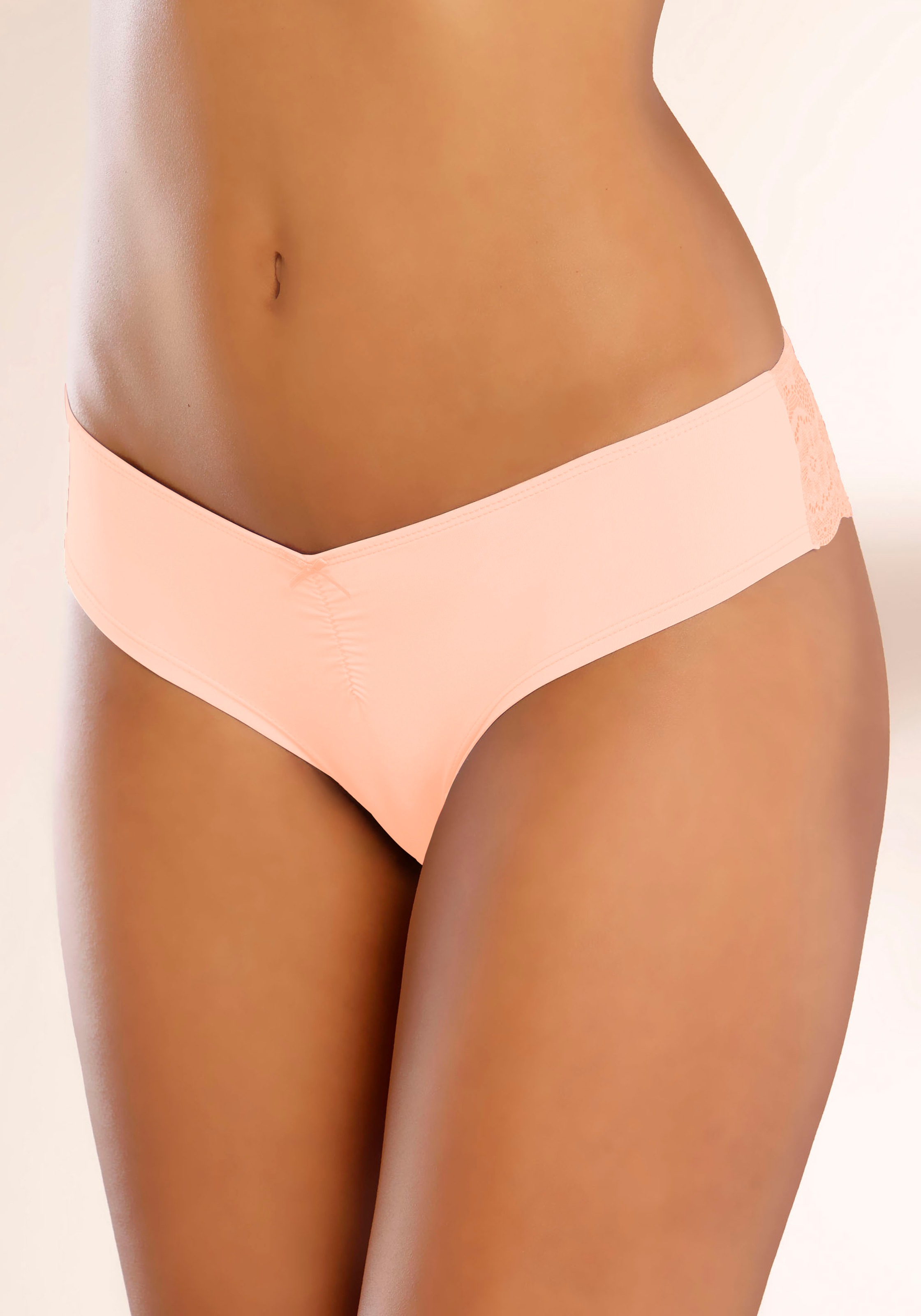 LASCANA Brasilslip, mit schöner Spitze hinten günstig online kaufen