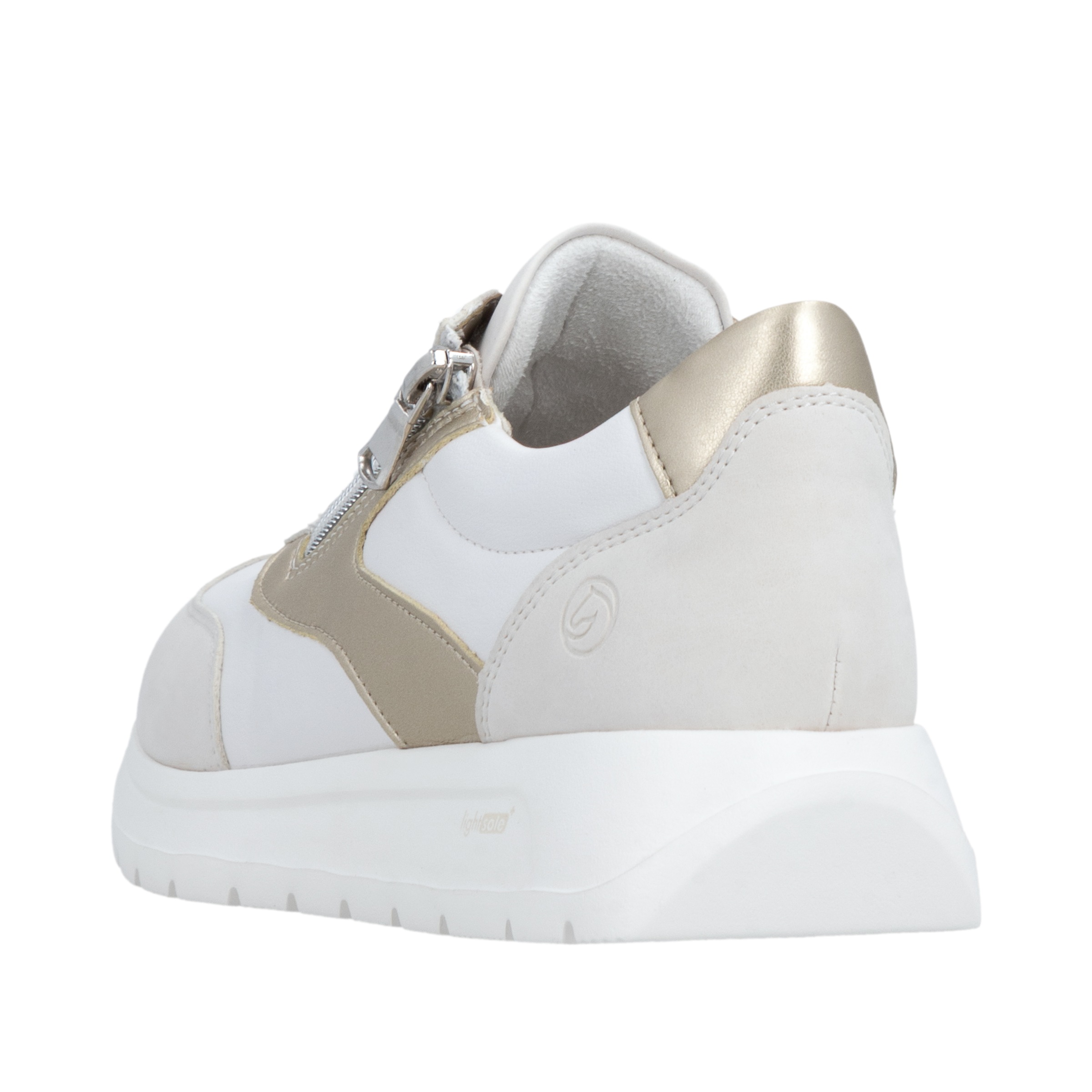 Baskets à talon compensé Remonte Blanc Or Taille 39 3