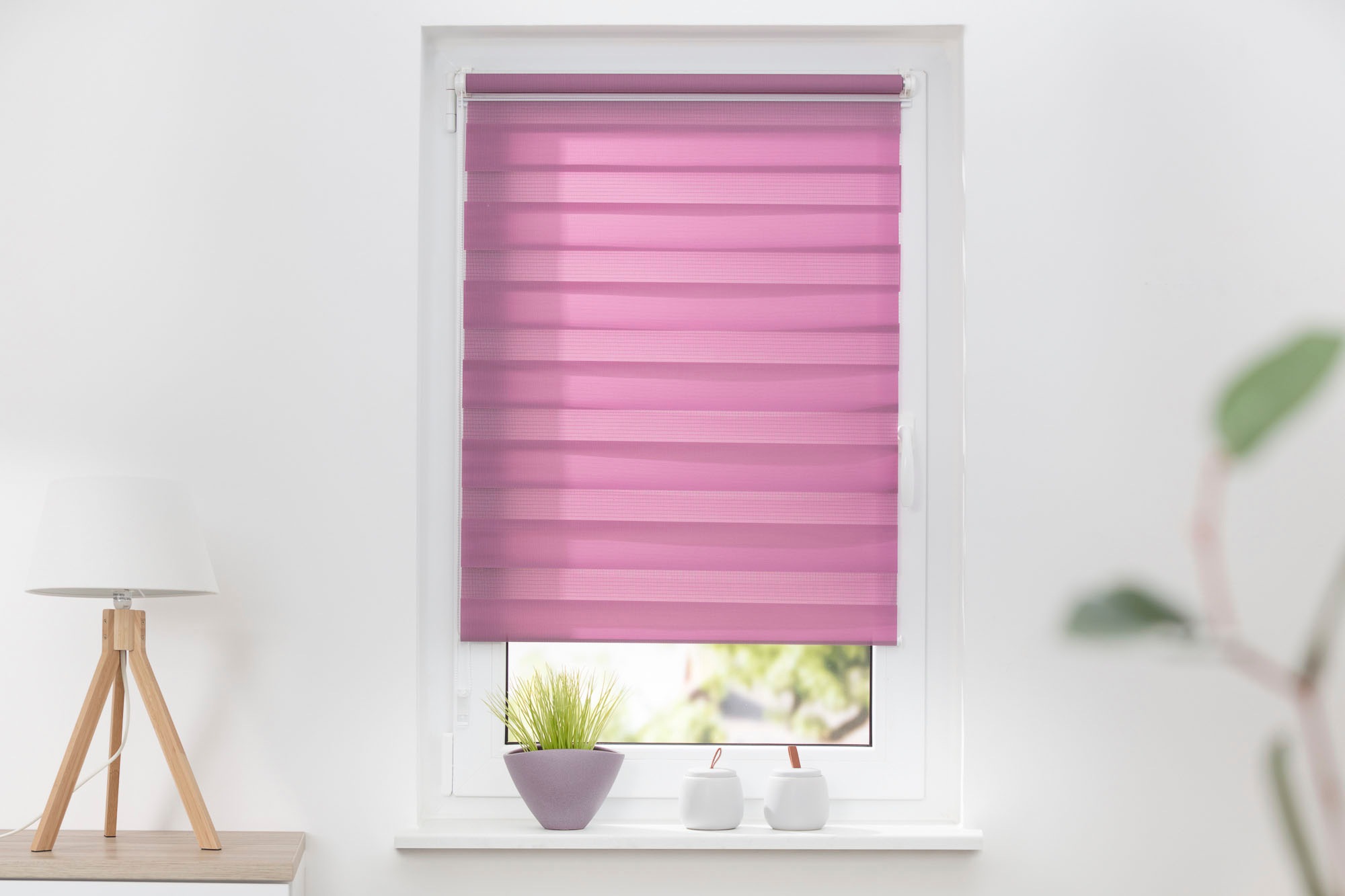 K-HOME Doppelrollo "Maringa Klemmfix" Lichtschutz ohne Bohren in verschiede günstig online kaufen