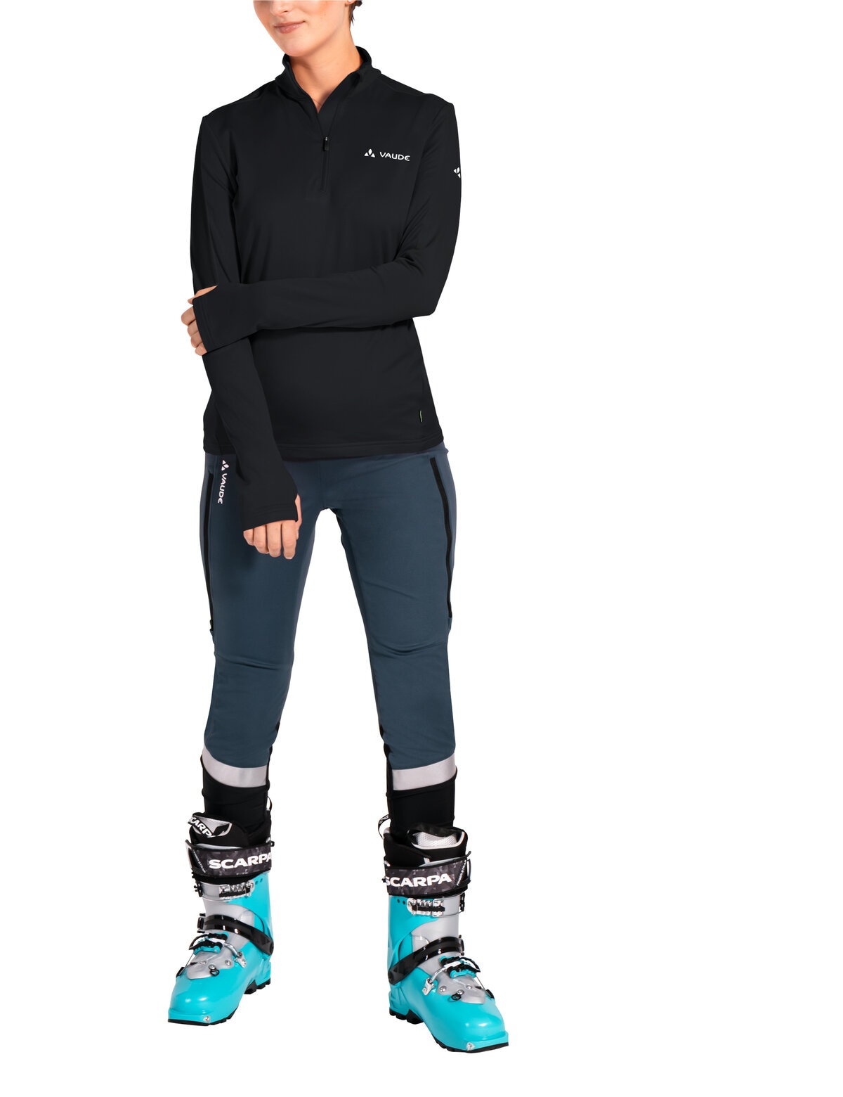 VAUDE Langarmshirt "WOMENS LIVIGNO HALFZIP II" 1 Stk. tlg. günstig online kaufen